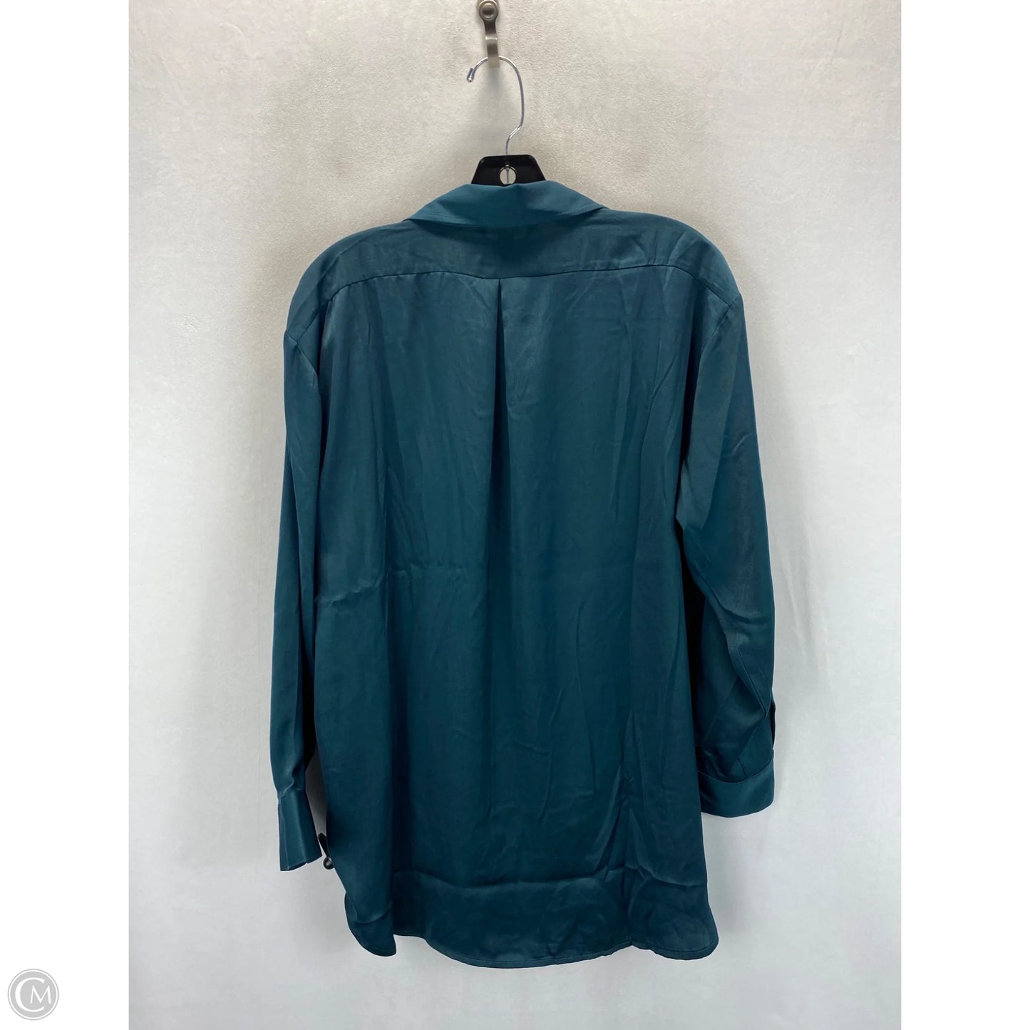 Top Long Sleeve By Banana Republic In Green, Size: S
