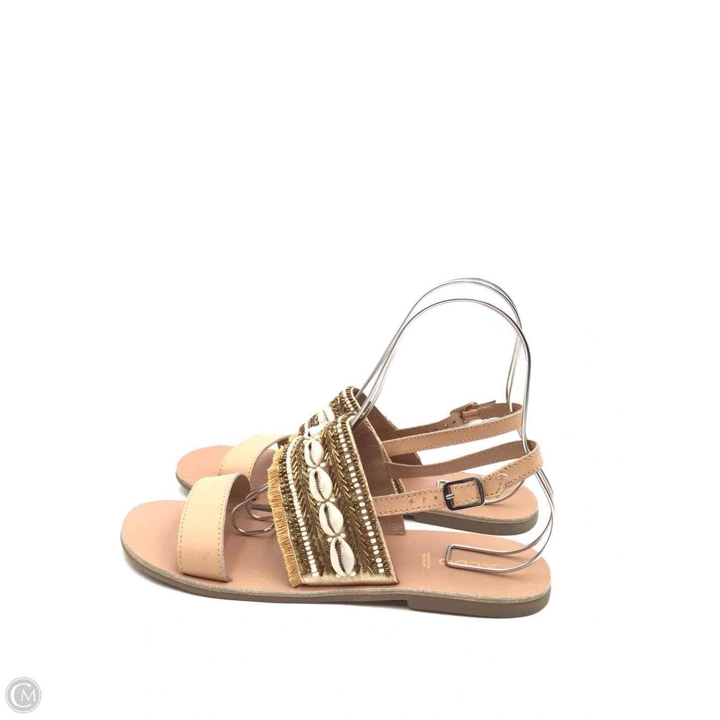 Sandals Flats By Aldo In Tan, Size: 10