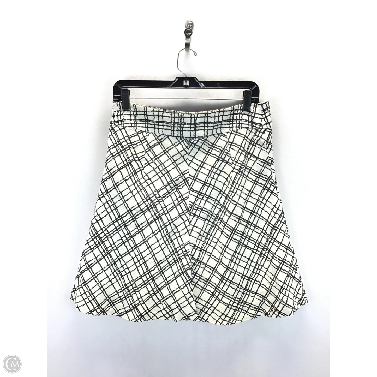 Skirt Midi By Merona In Blue & Cream, Size: 4