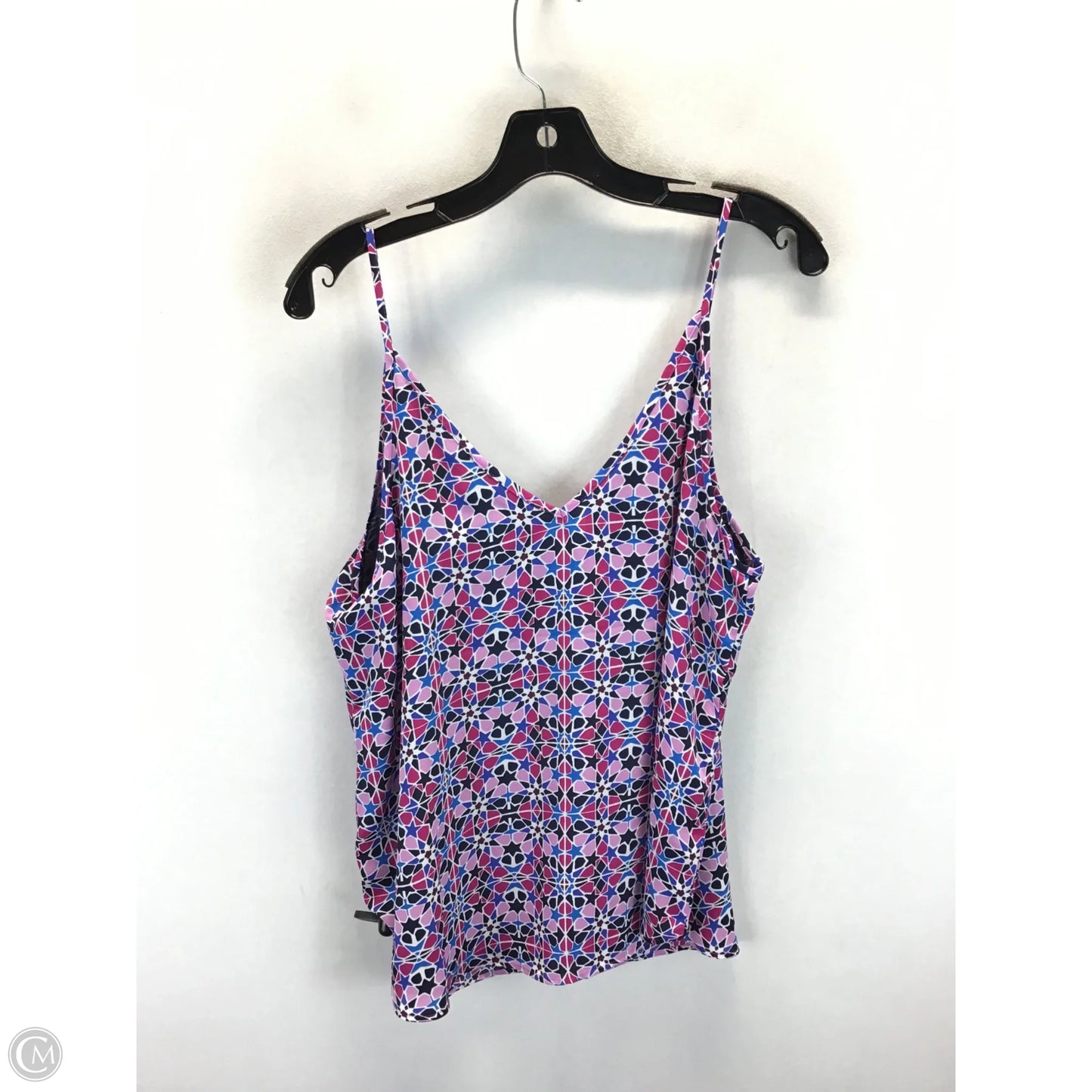 Top Sleeveless By Loft In Multi-colored, Size: L