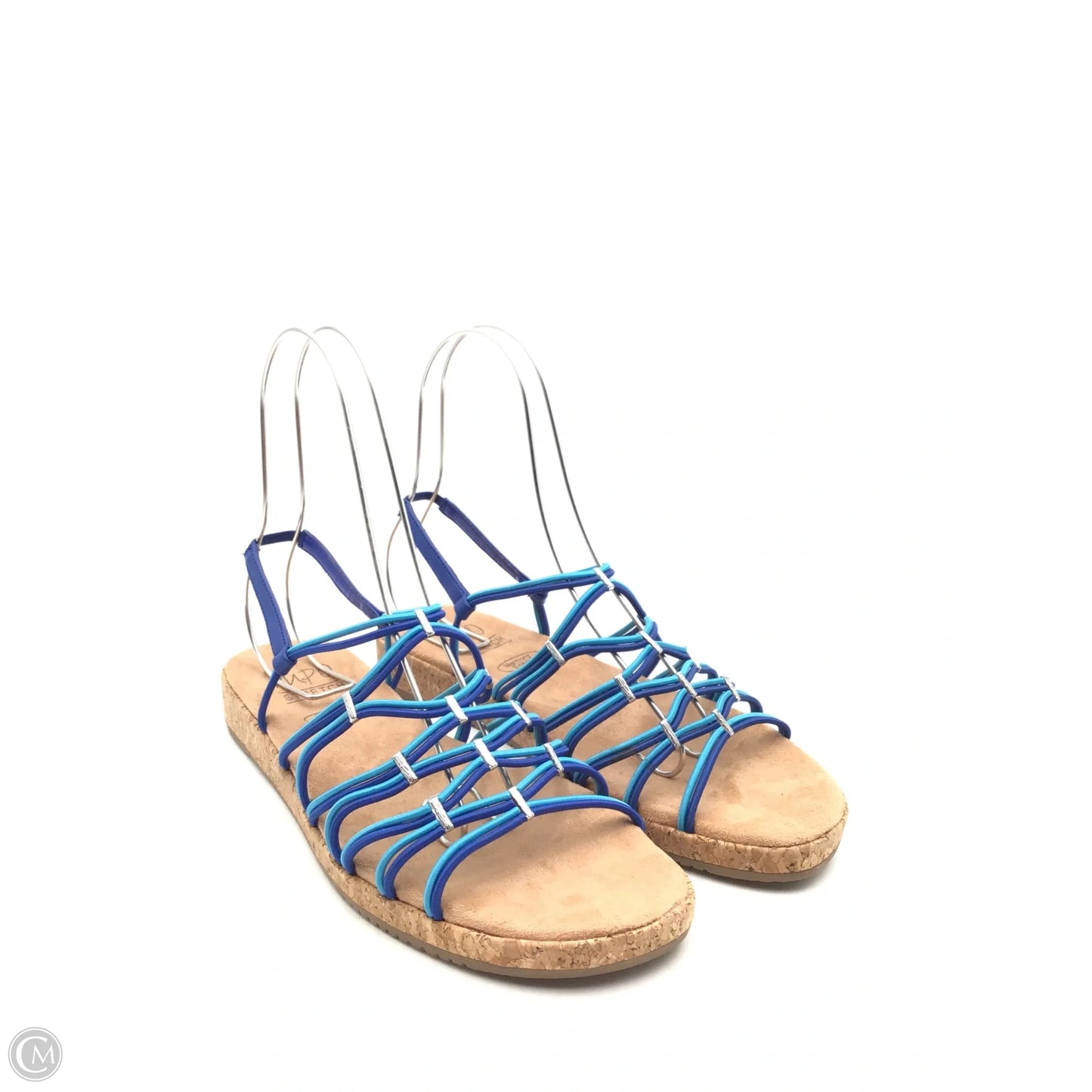 Sandals Flats By Impo In Blue, Size: 9.5