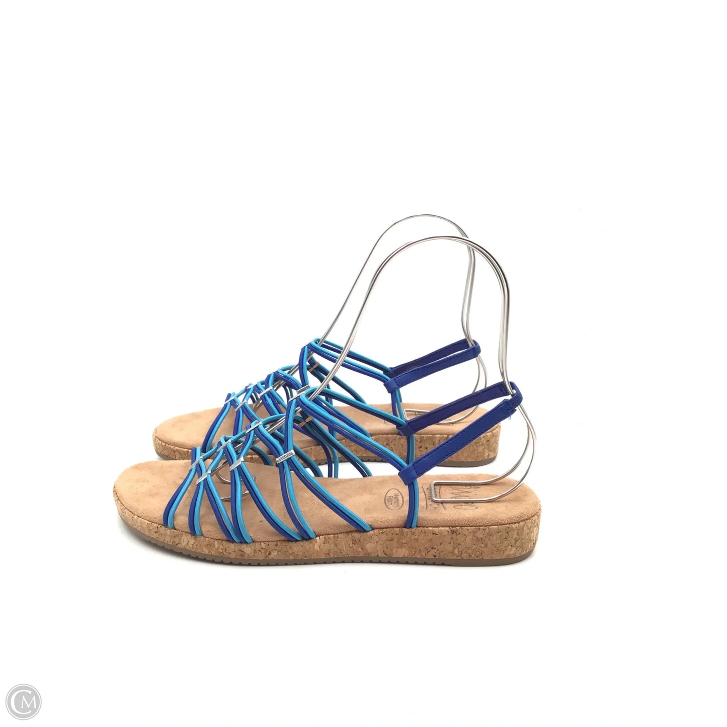 Sandals Flats By Impo In Blue, Size: 9.5