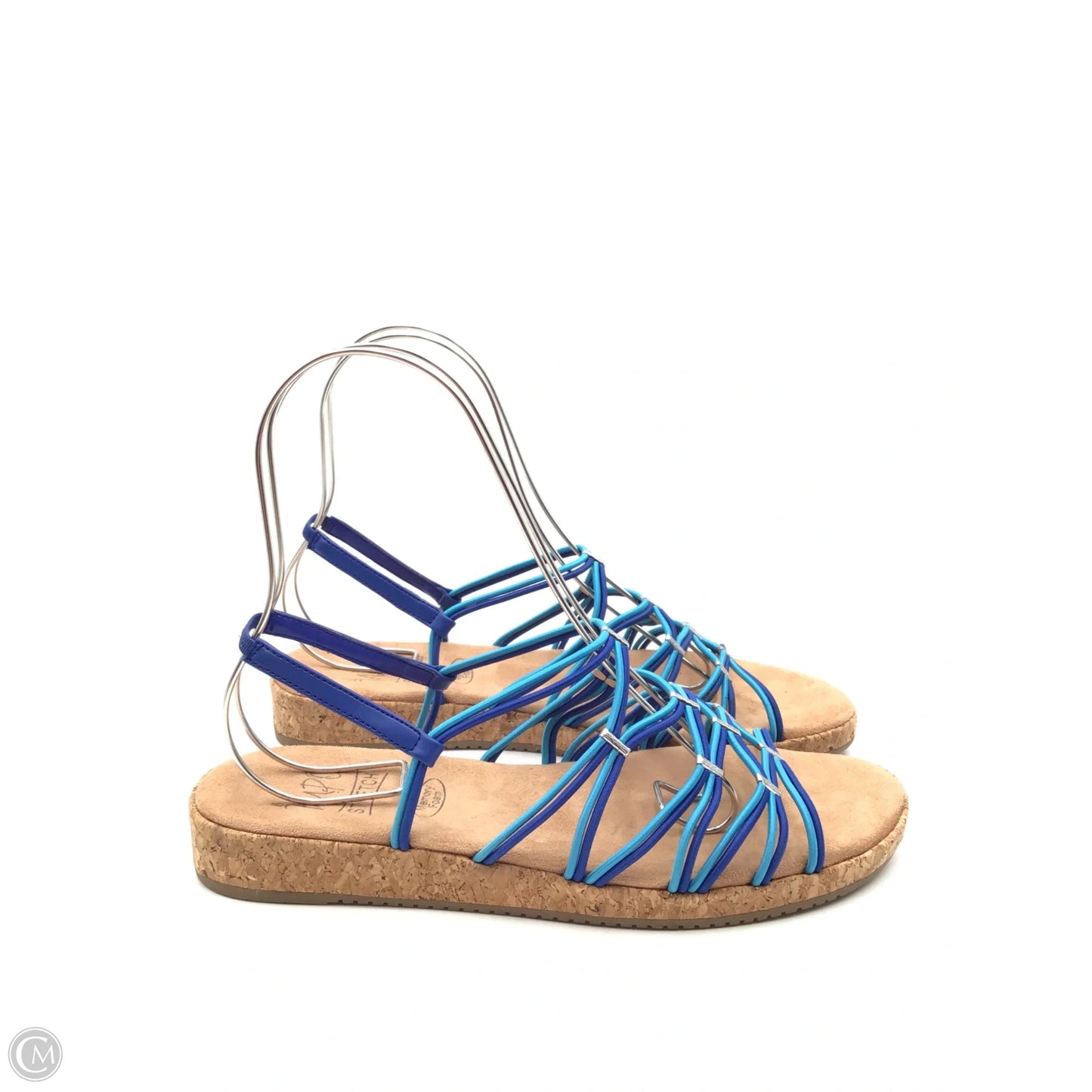 Sandals Flats By Impo In Blue, Size: 9.5