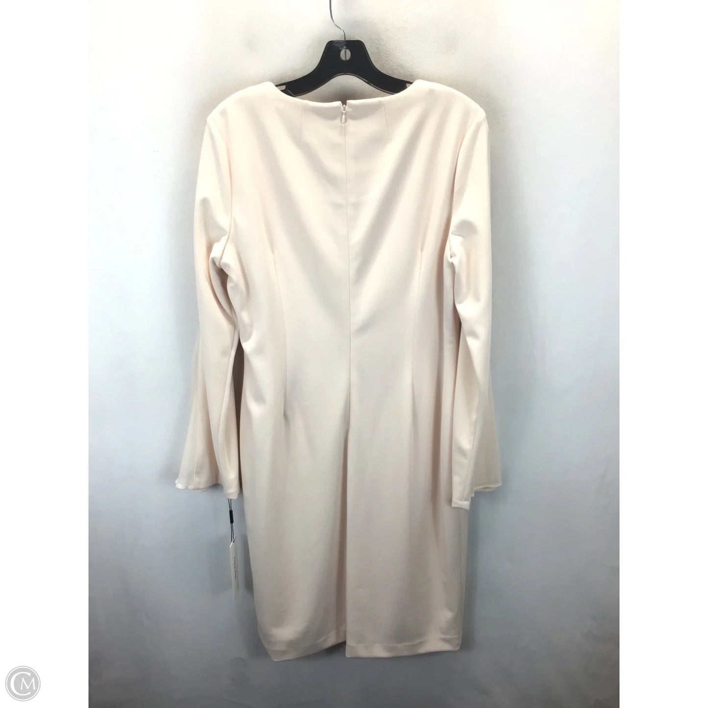 Dress Casual Midi By Calvin Klein In Pink, Size: 14