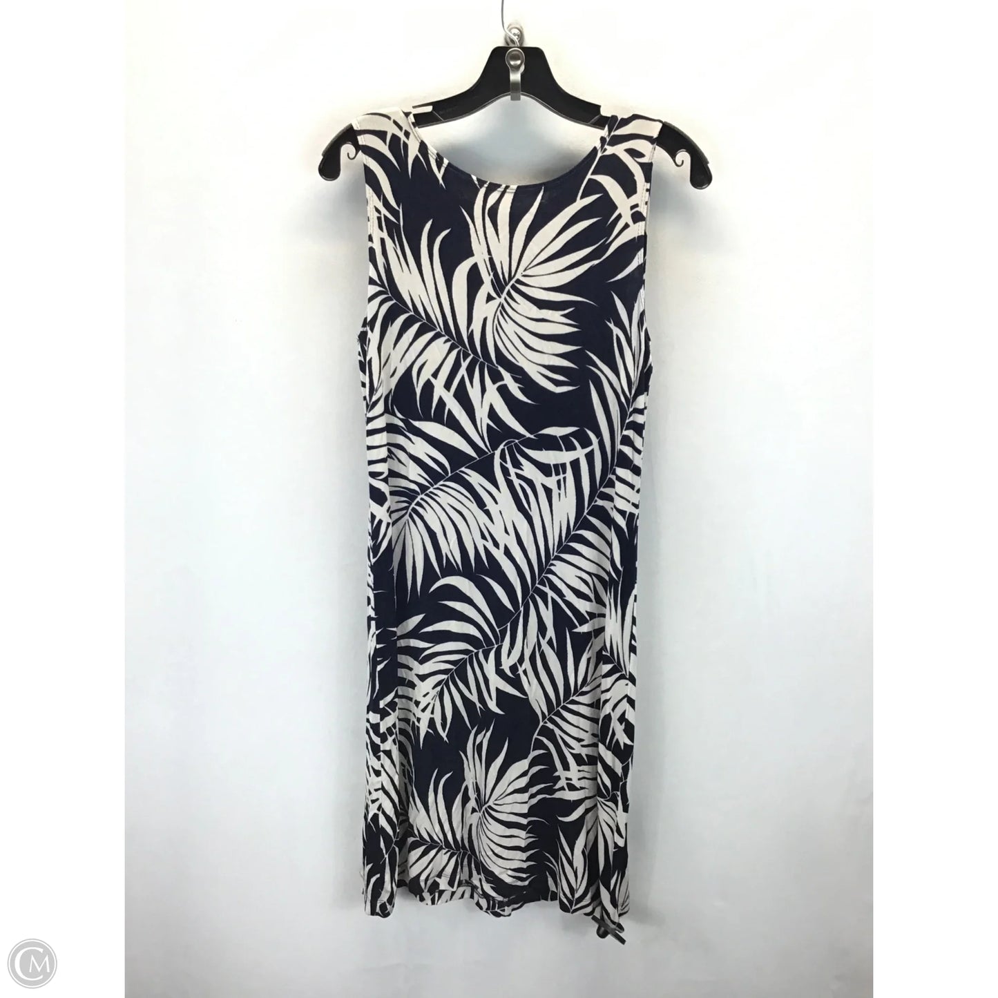 Dress Casual Midi By Citiknits In Blue & White, Size: Xs
