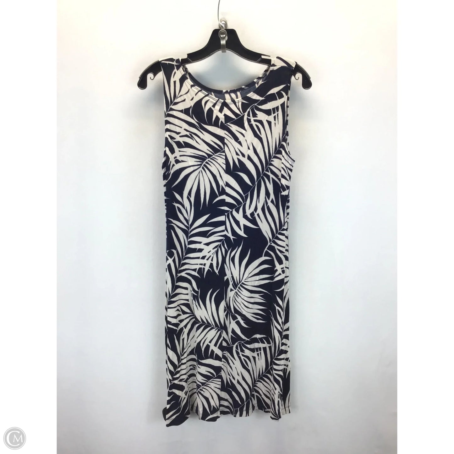 Dress Casual Midi By Citiknits In Blue & White, Size: Xs