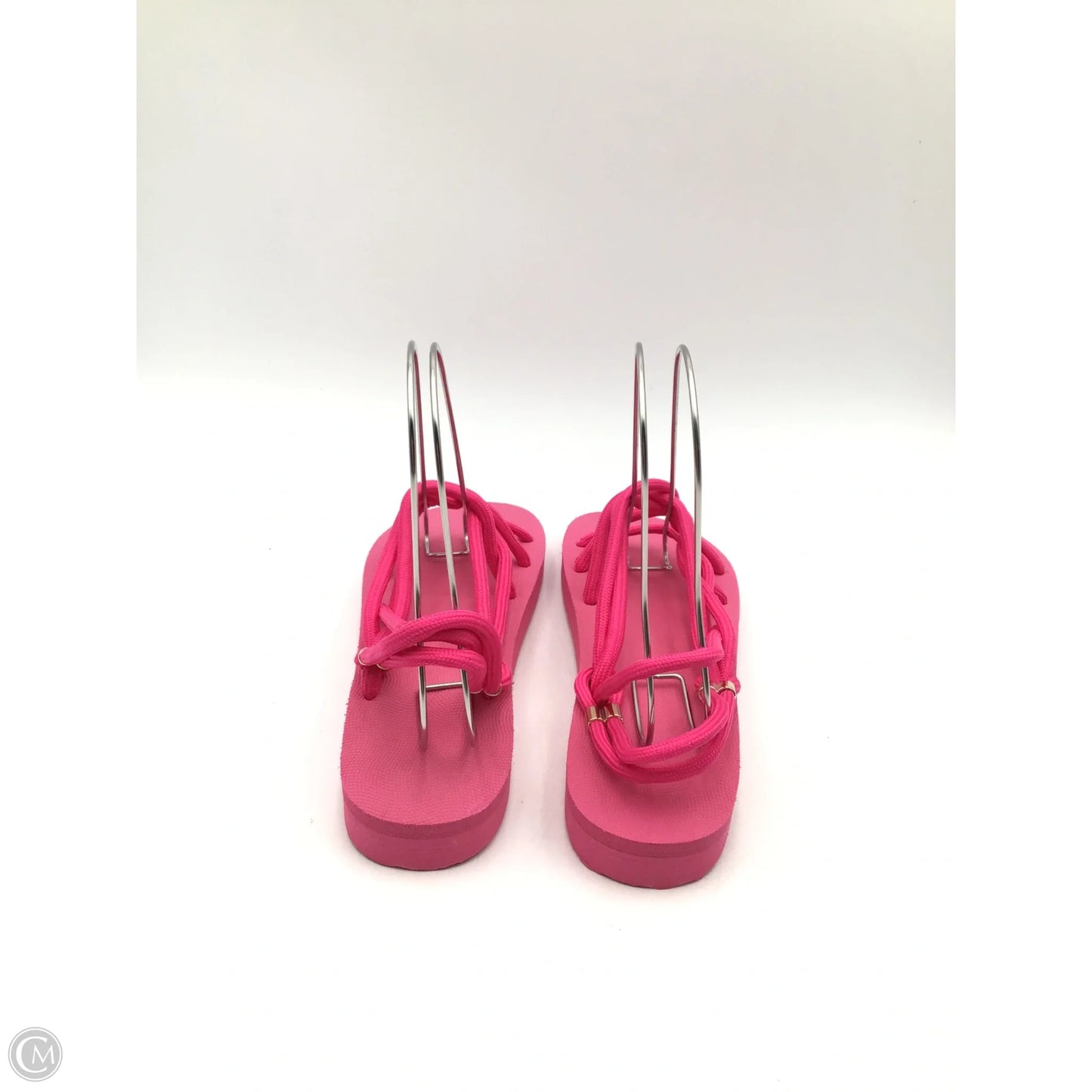 Sandals Flats By Clothes Mentor In Pink, Size: 10