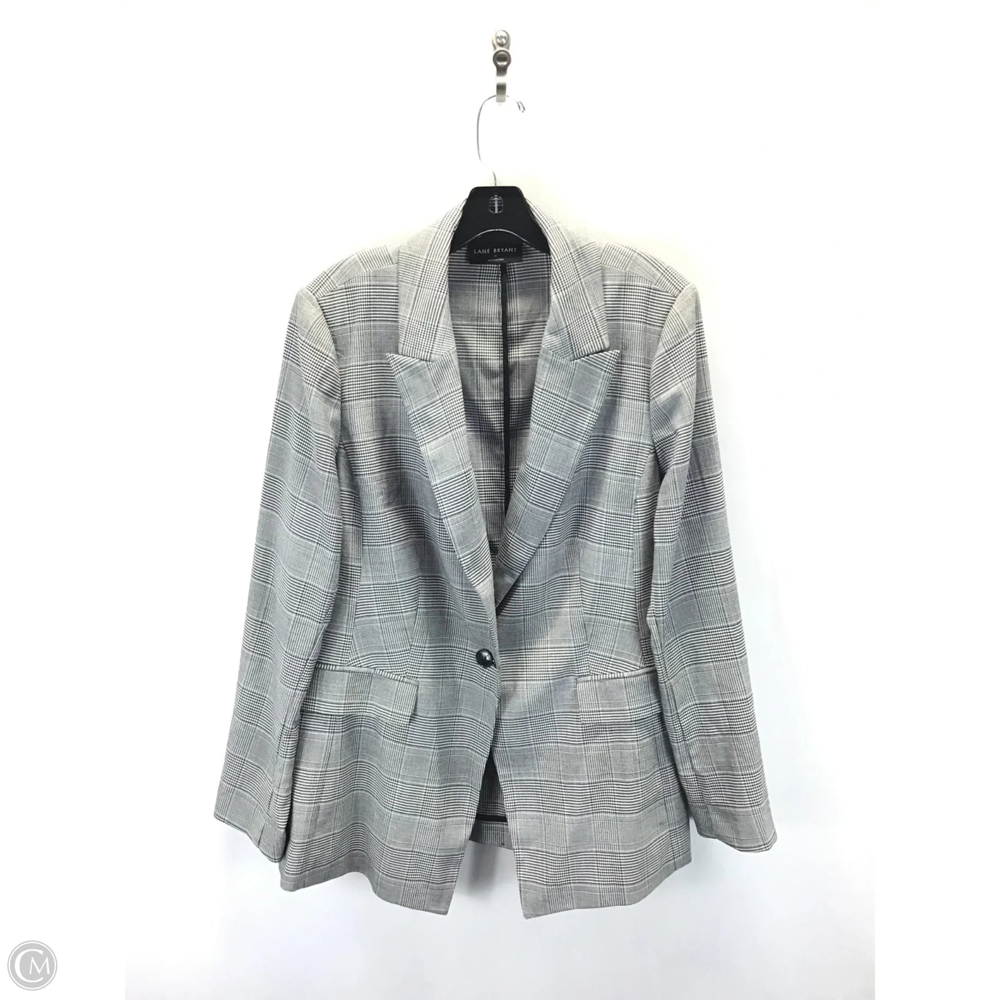 Blazer By Lane Bryant In Plaid Pattern, Size: 18