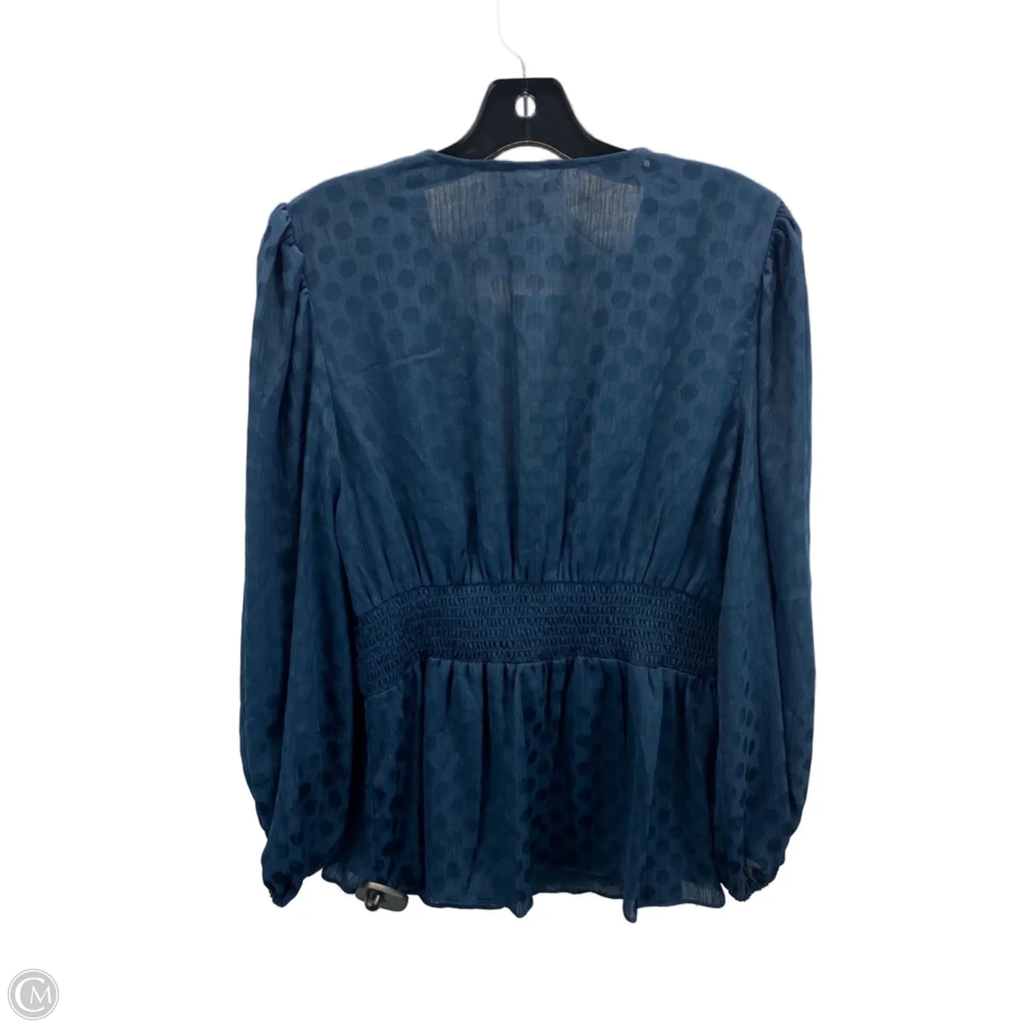 Top Long Sleeve By Max Studio In Teal, Size: M