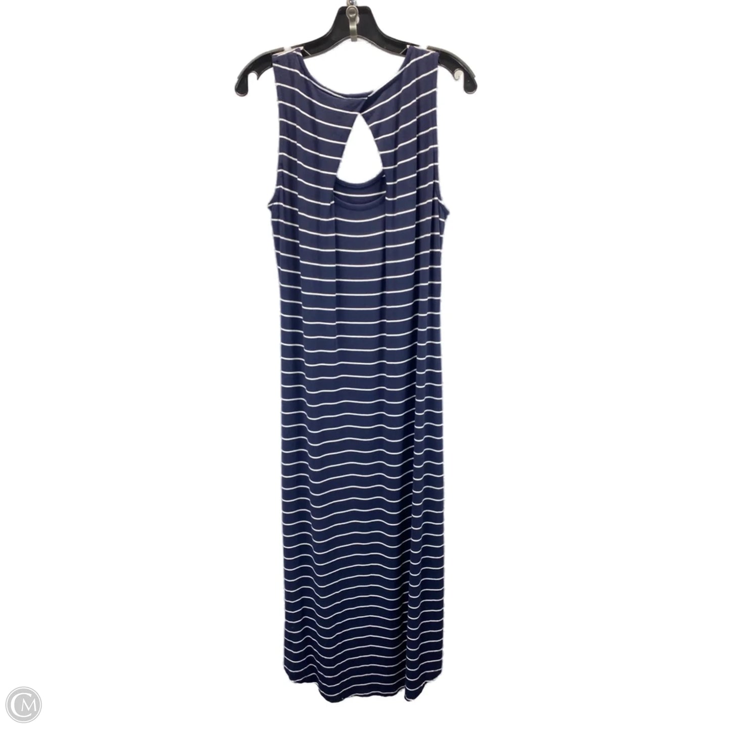 Dress Casual Maxi By C And C In Striped Pattern, Size: L