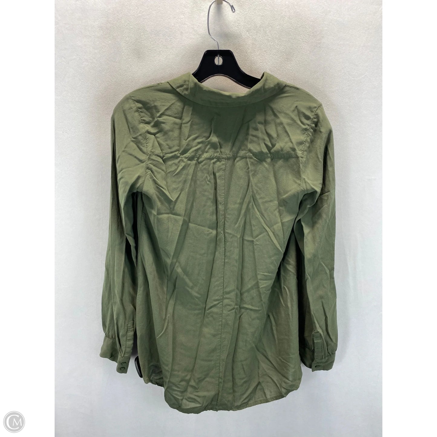 Top Long Sleeve By Ana In Green, Size: Xs