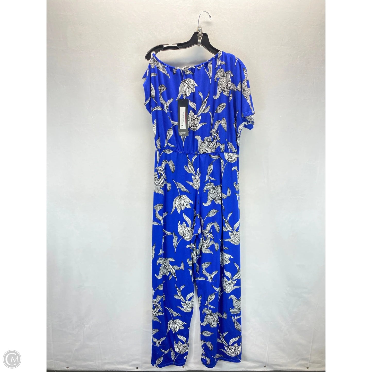 Jumpsuit By Clothes Mentor In Blue, Size: 1x