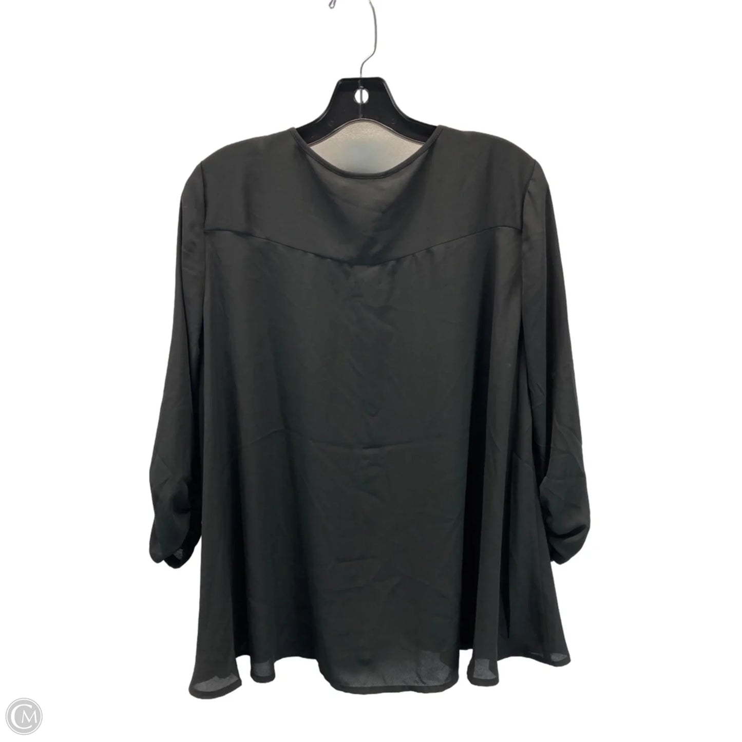 Top Long Sleeve By Style And Company In Black, Size: Lp