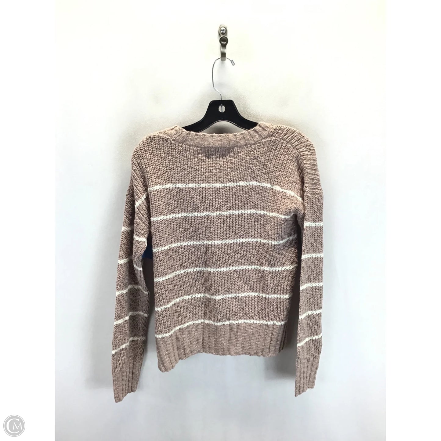 Sweater By Clothes Mentor In Striped Pattern, Size: S