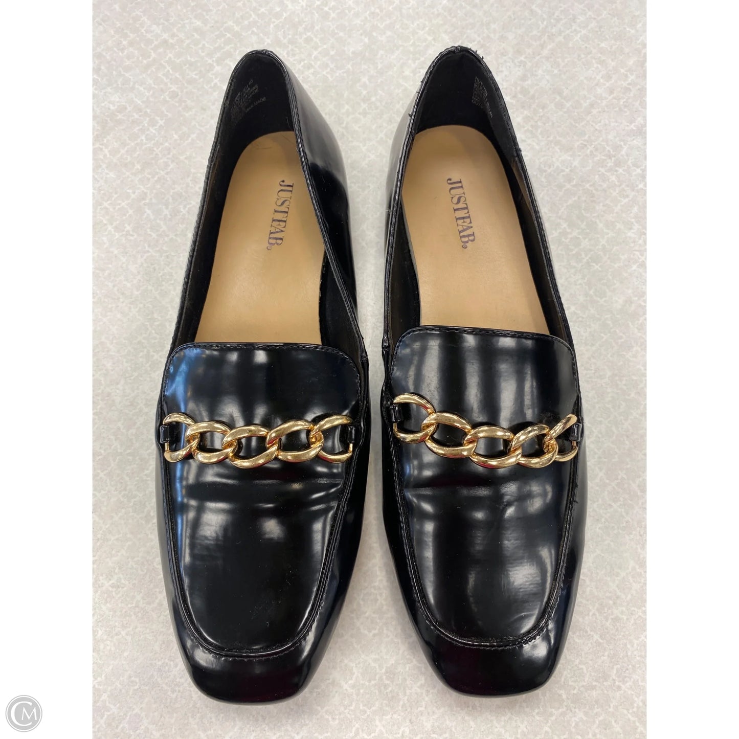 Shoes Flats By Just Fab In Black, Size: 9