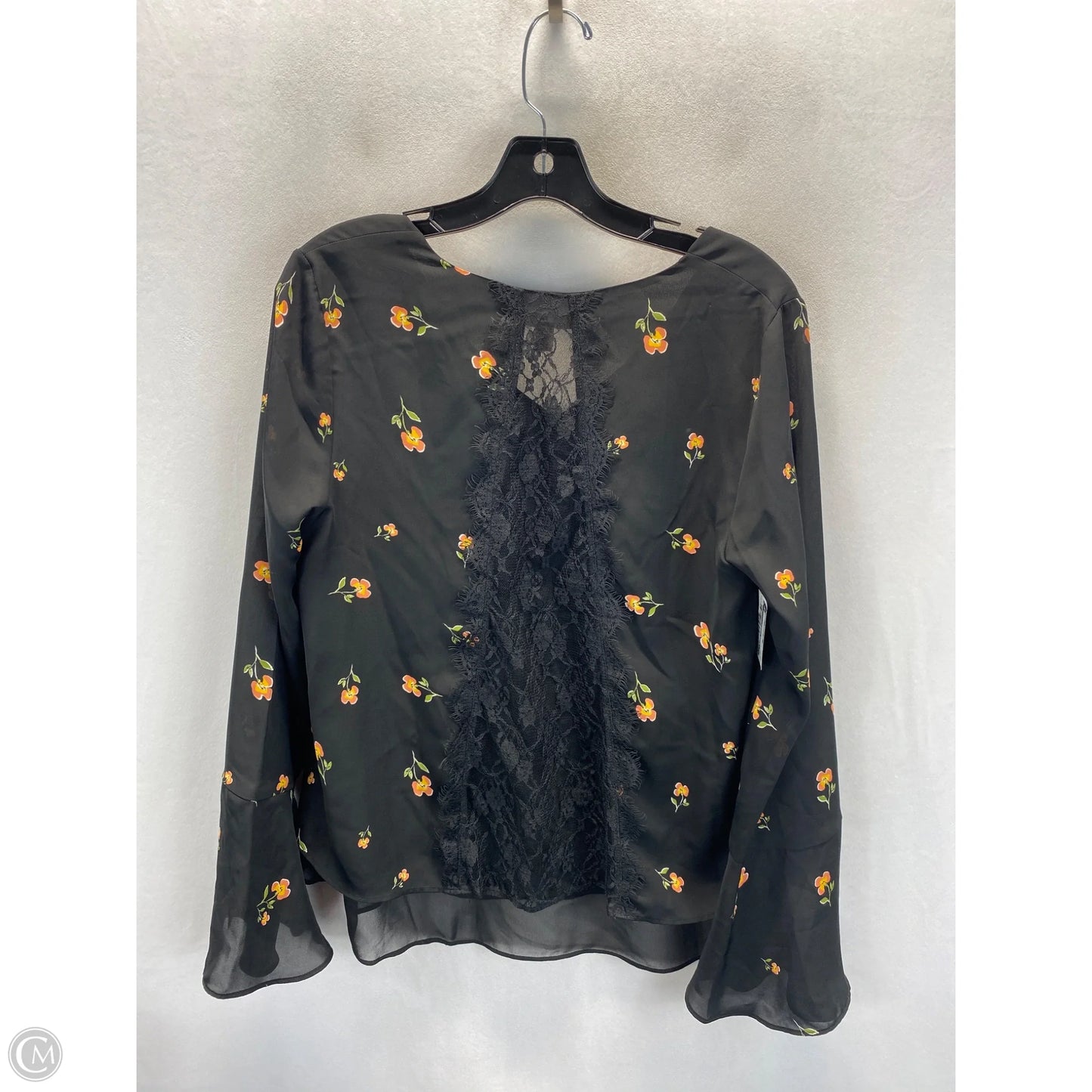 Top Long Sleeve By Lc Lauren Conrad In Black, Size: M