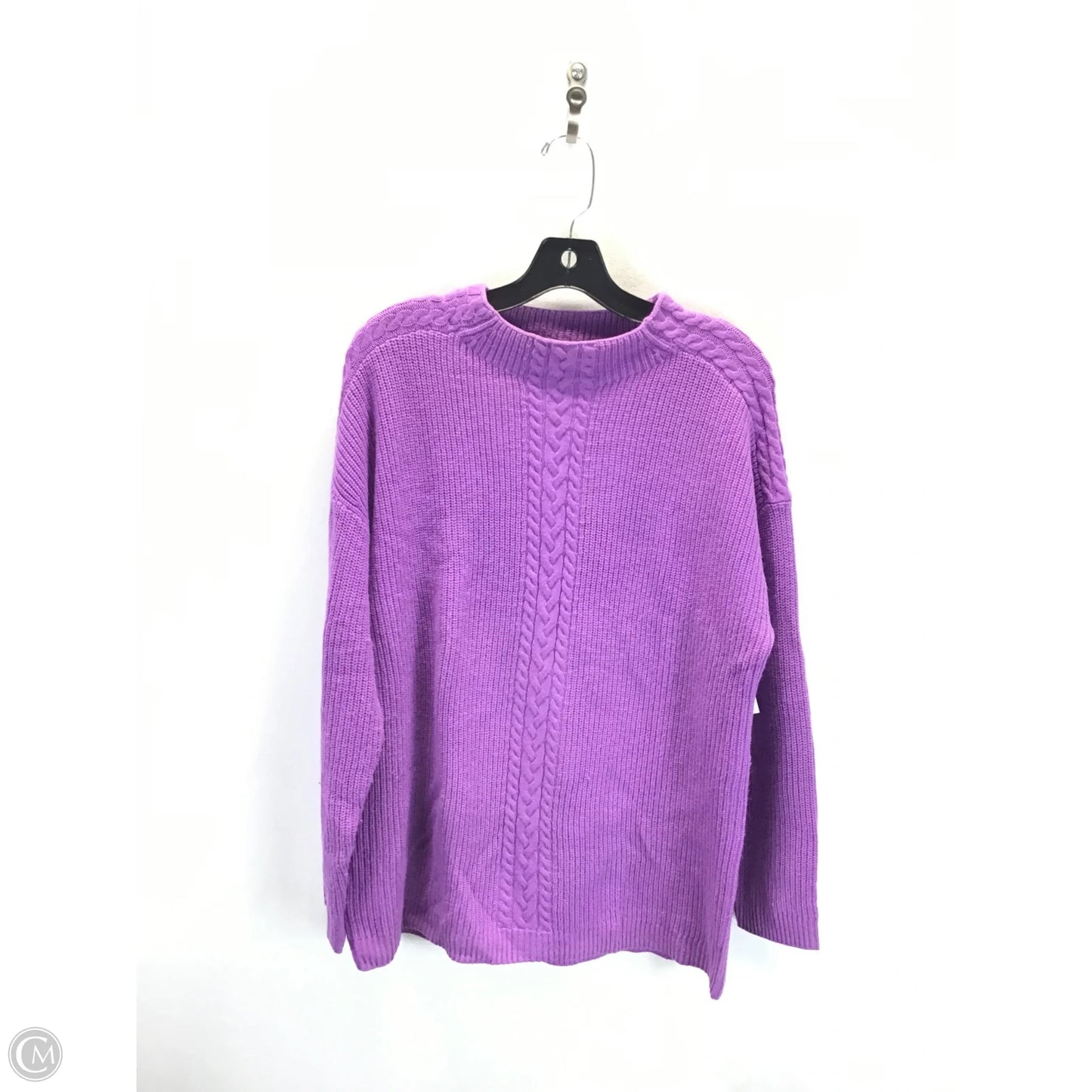 Sweater By Talbots In Purple, Size: Xl