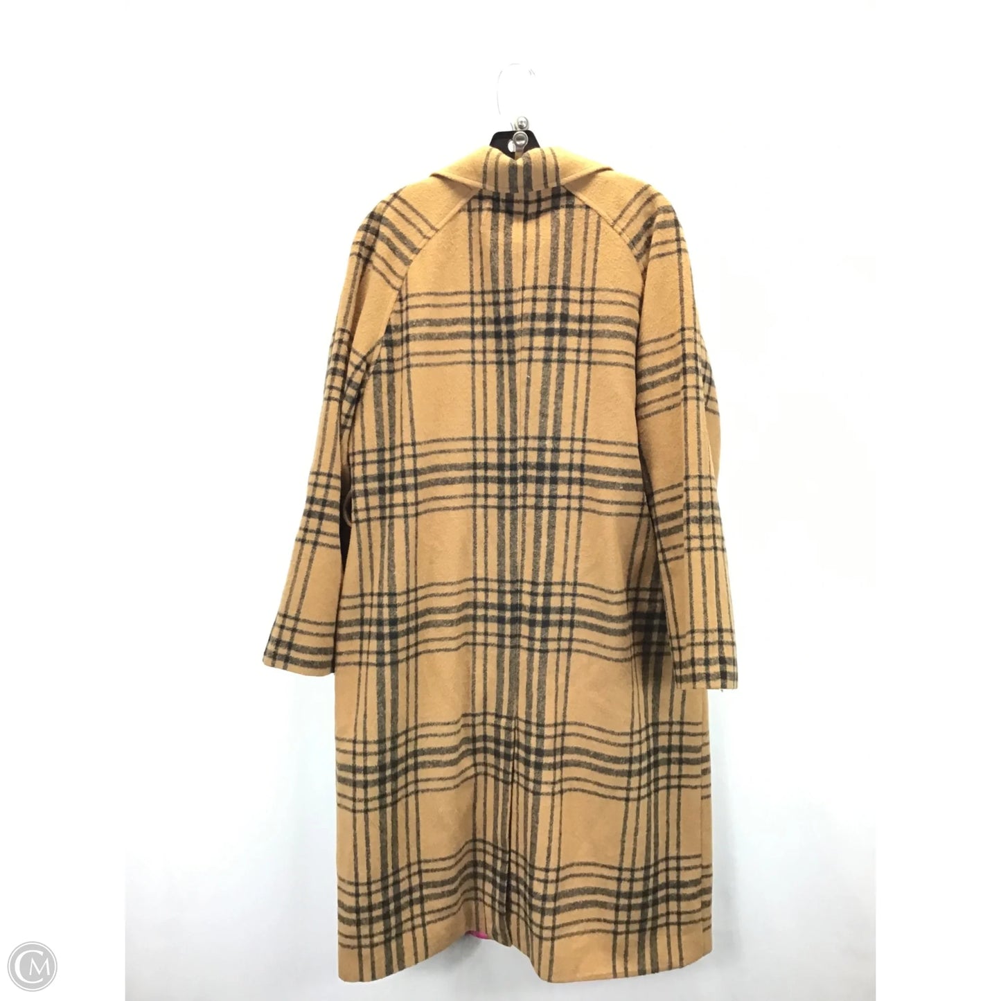 Coat Trench Coat By Avec Les Filles In Black & Brown, Size: Xl