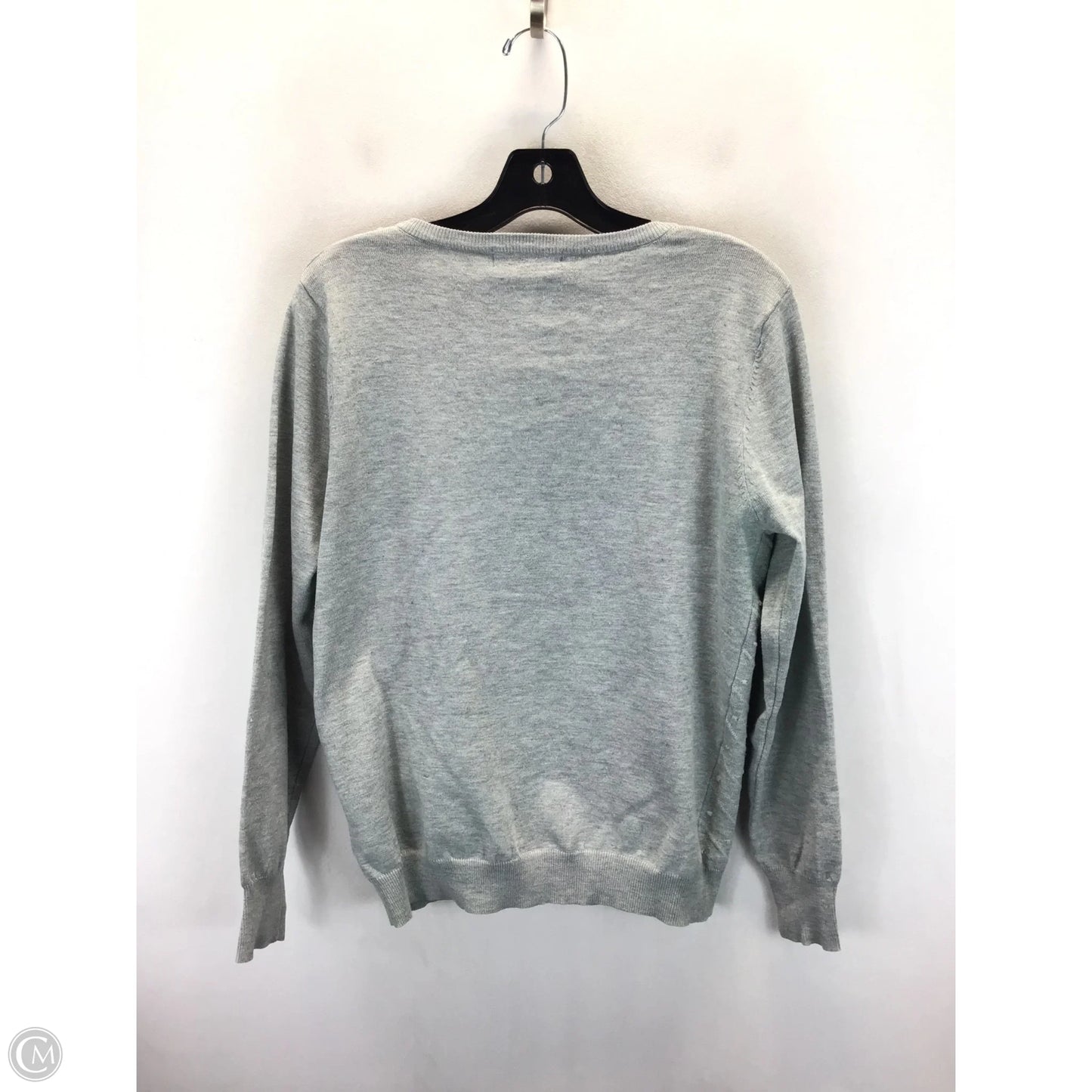 Cardigan By Clothes Mentor In Grey, Size: M