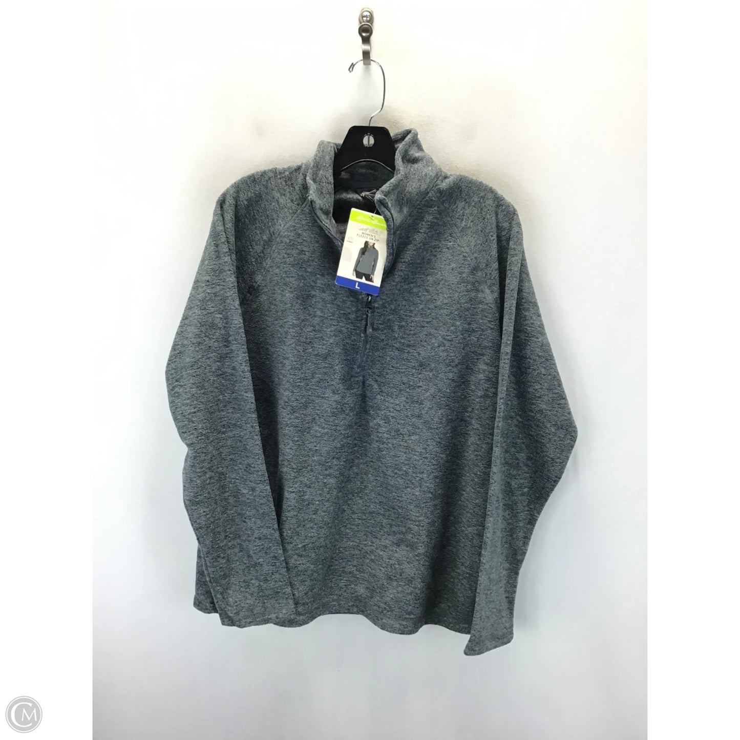 Sweatshirt Crewneck By Eddie Bauer In Grey, Size: L