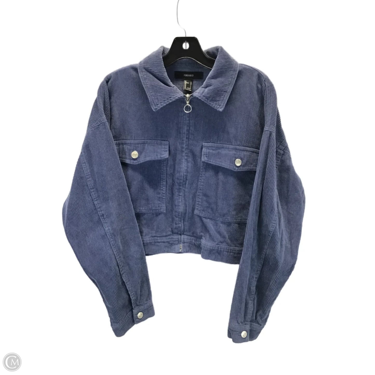 Jacket Other By Forever 21 In Blue, Size: L
