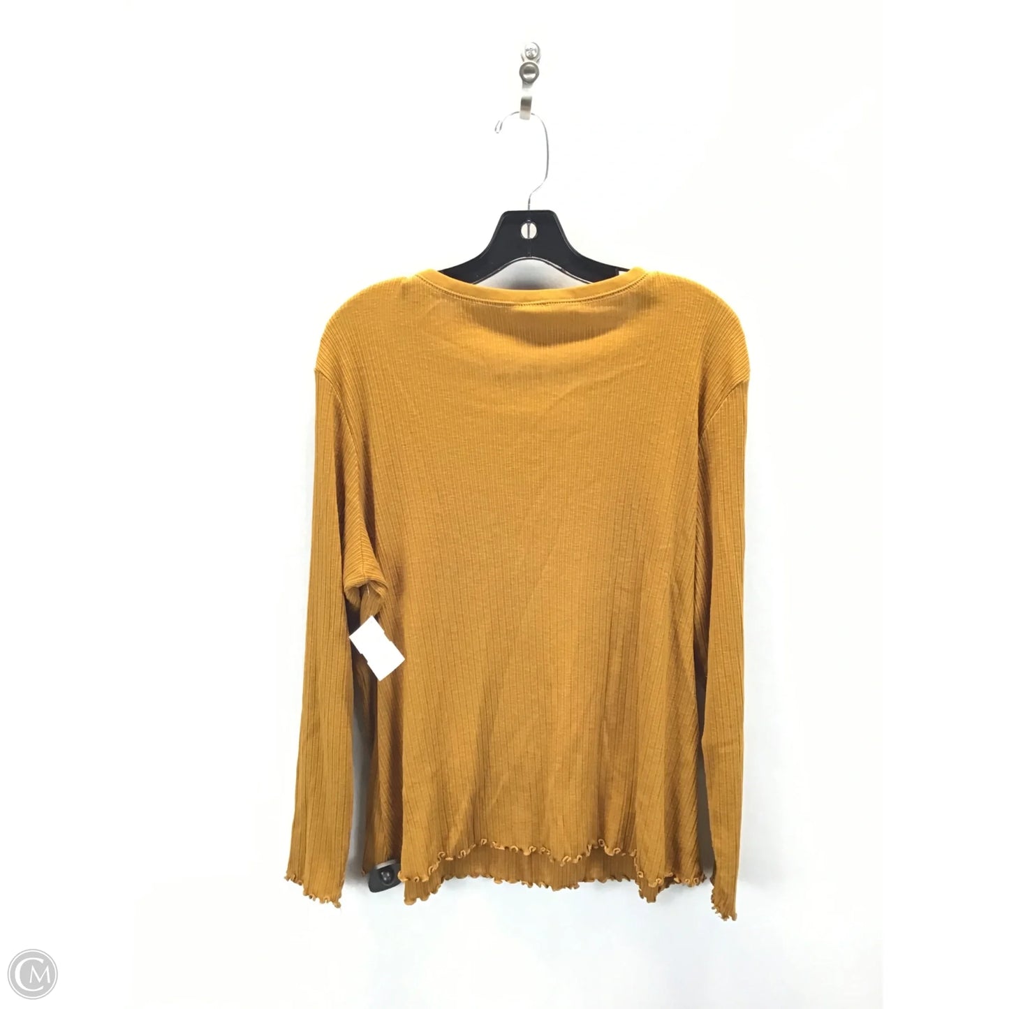 Top Long Sleeve By Old Navy In Gold, Size: Xxl