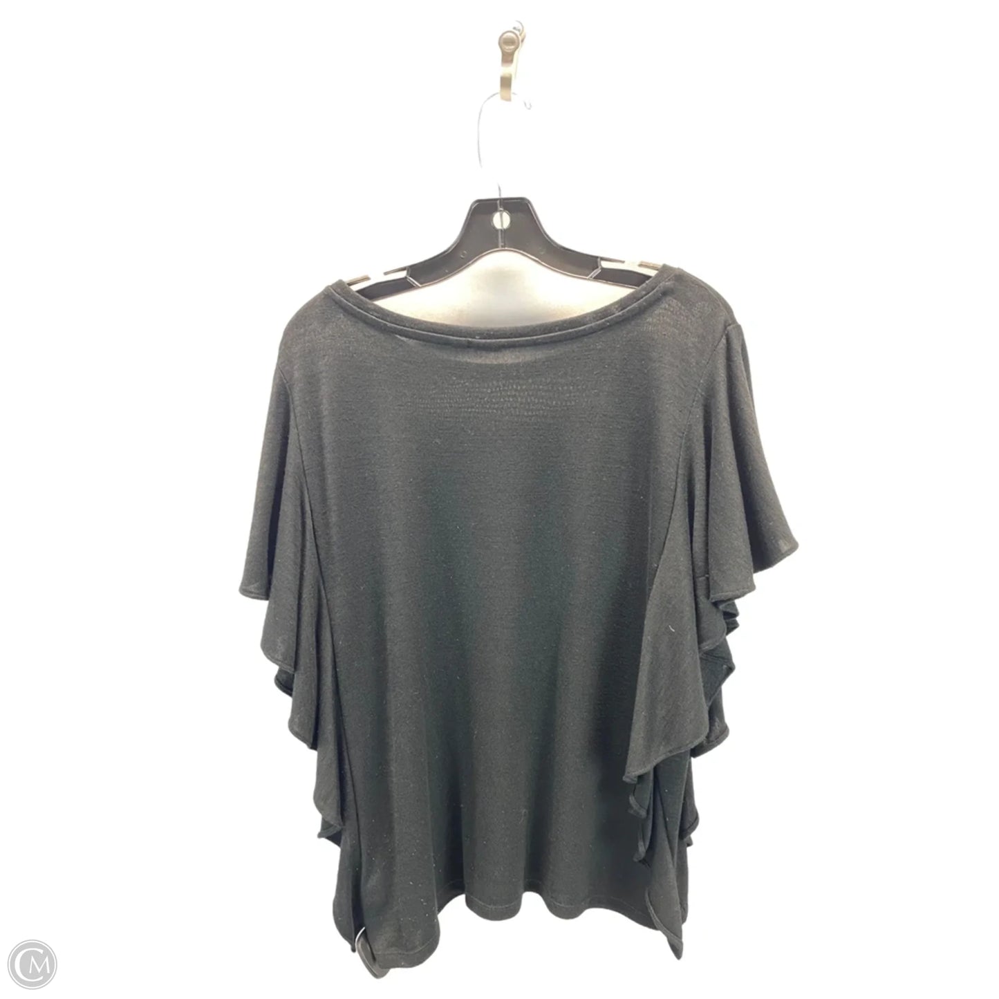 Top Sleeveless By Gap In Black, Size: L