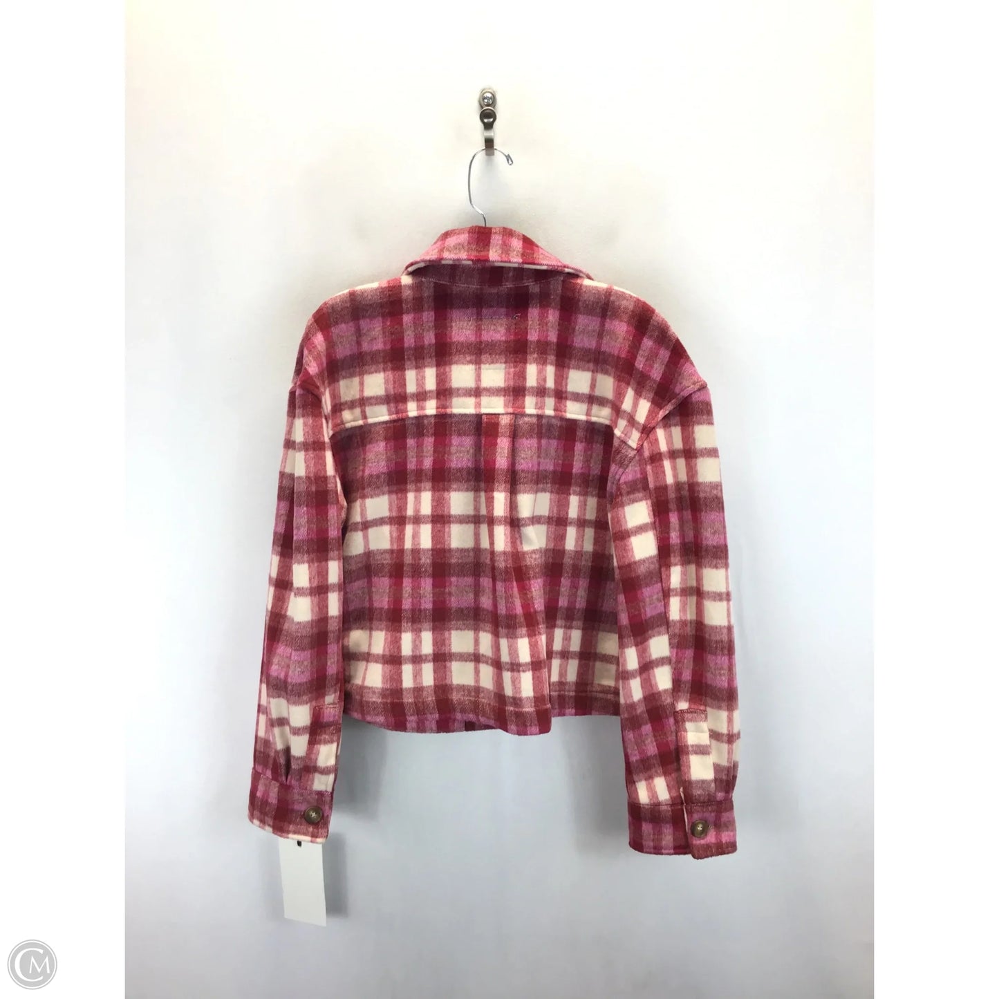 Jacket Fleece By Clothes Mentor In Pink & Red, Size: L