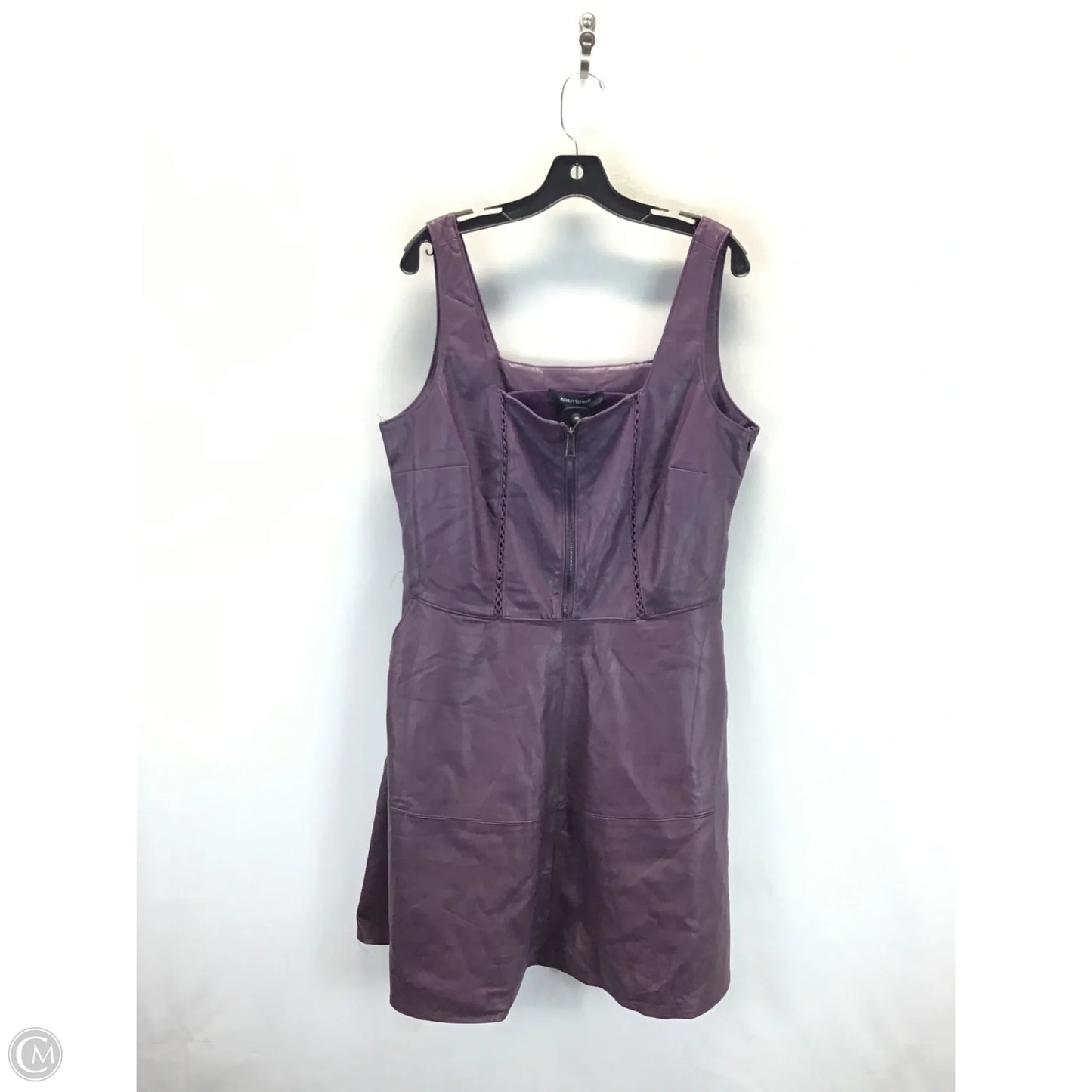 Dress Casual Midi By Ashley Stewart In Purple, Size: 16