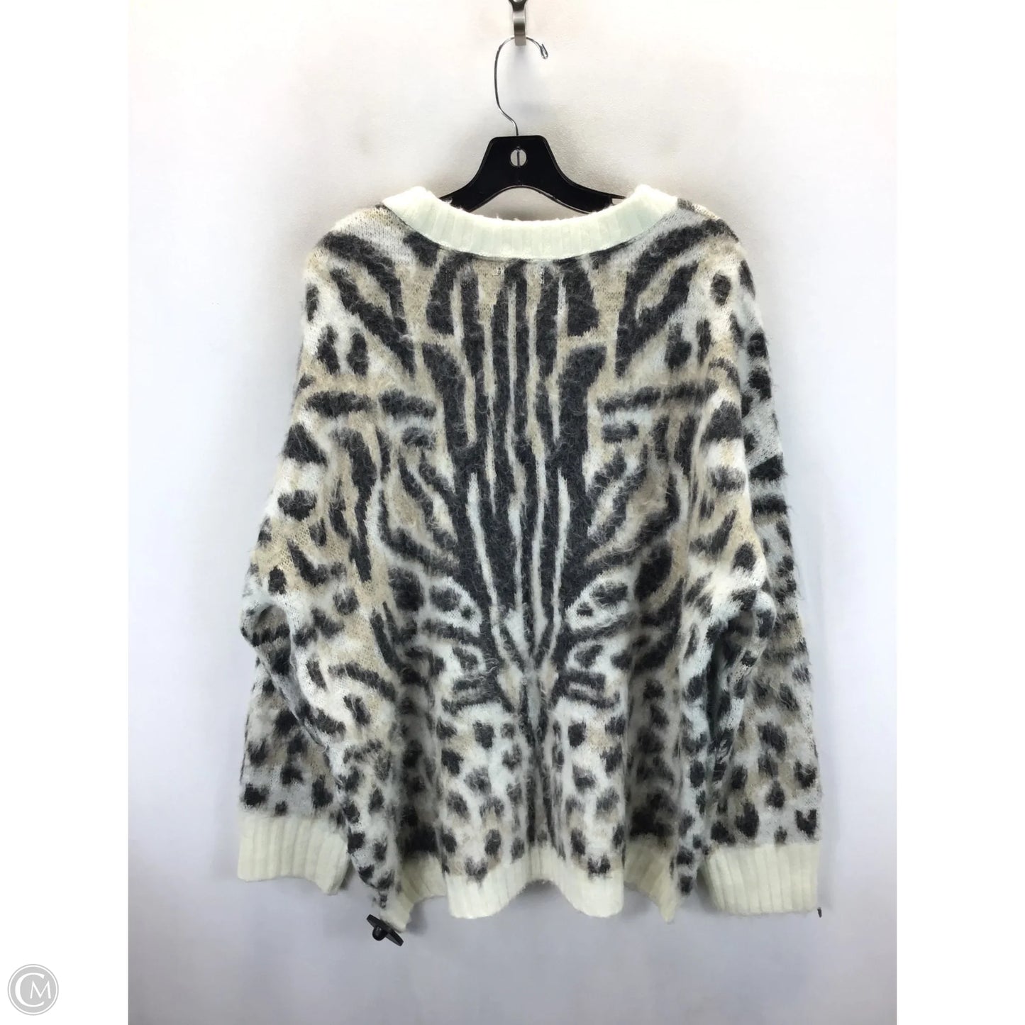 Sweater By Express In Animal Print, Size: L
