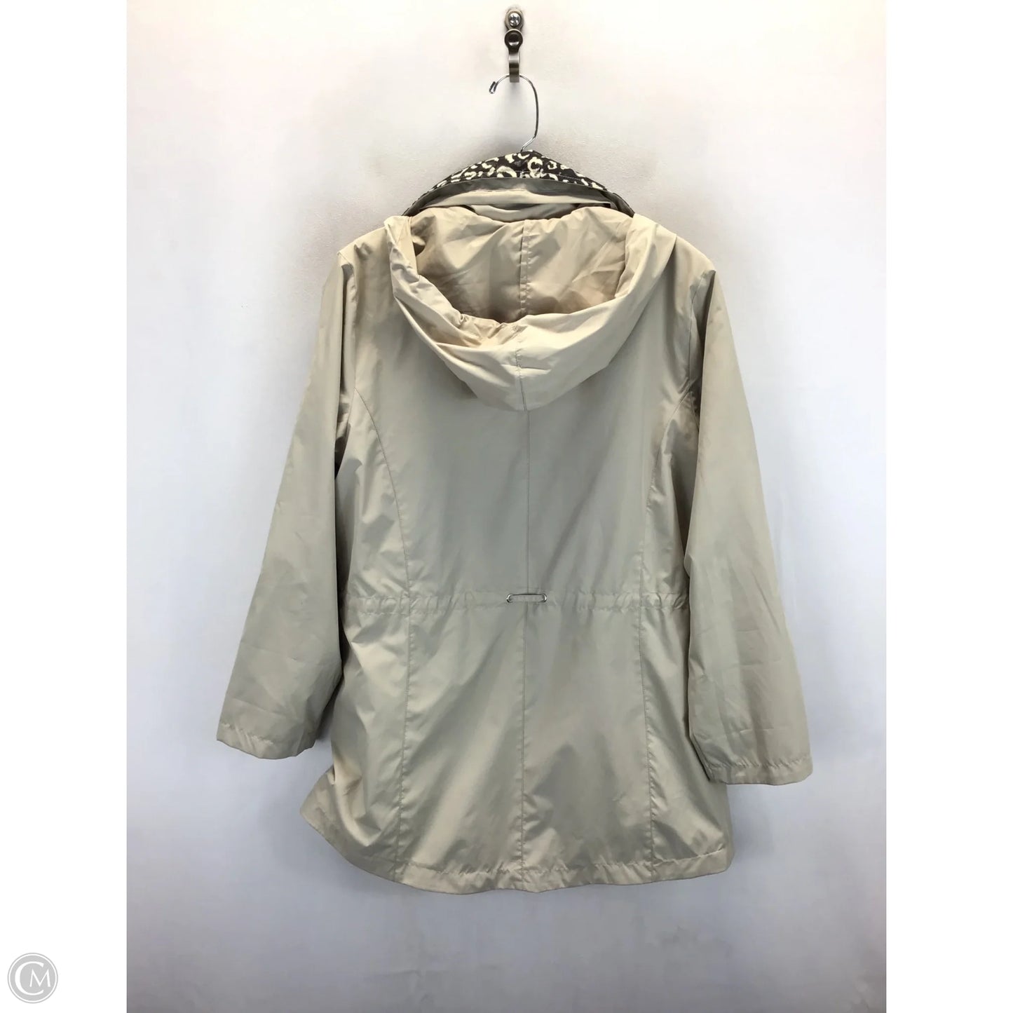 Jacket Moto By Jm Collections In Tan, Size: Mp