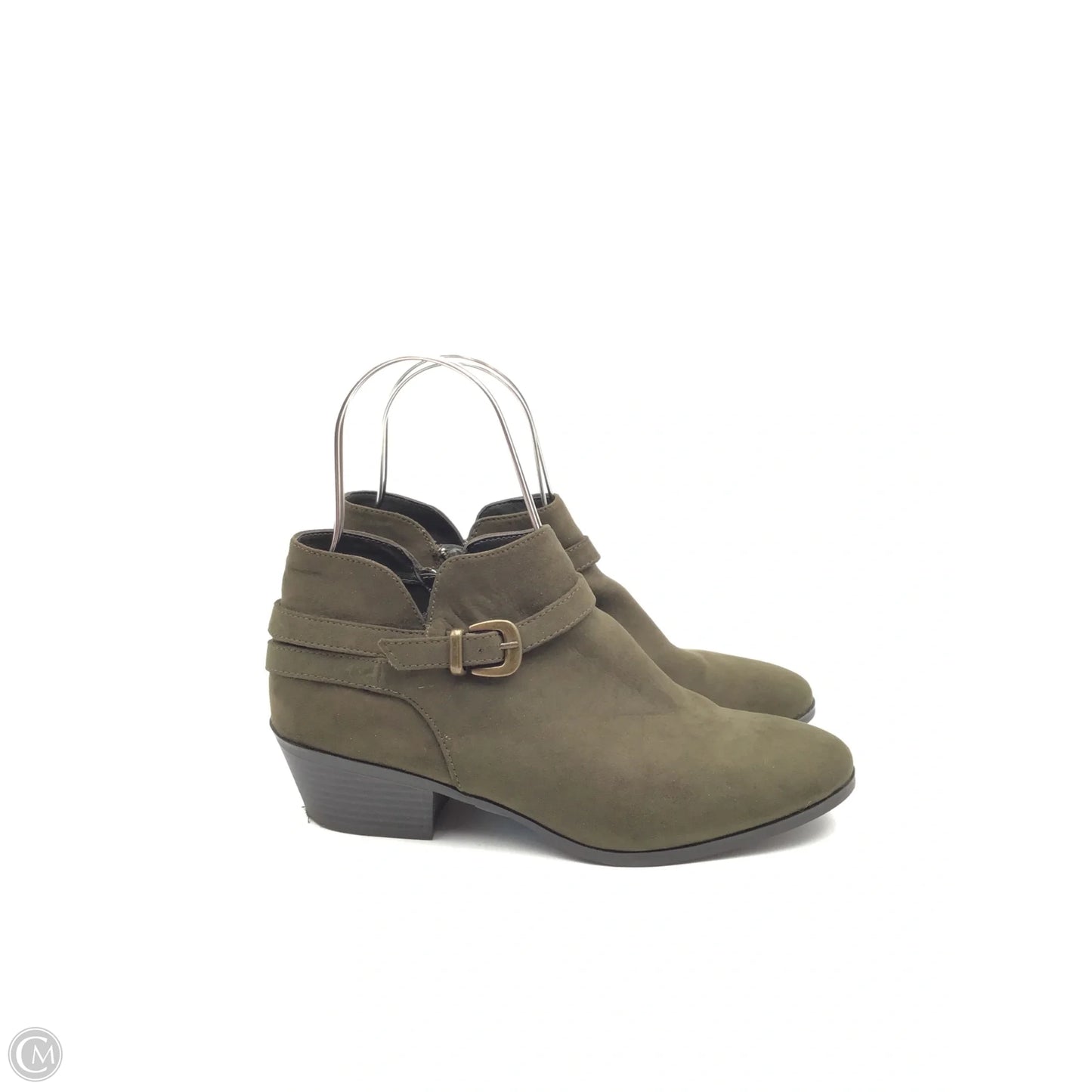 Boots Ankle Heels By St Johns Bay In Green, Size: 8