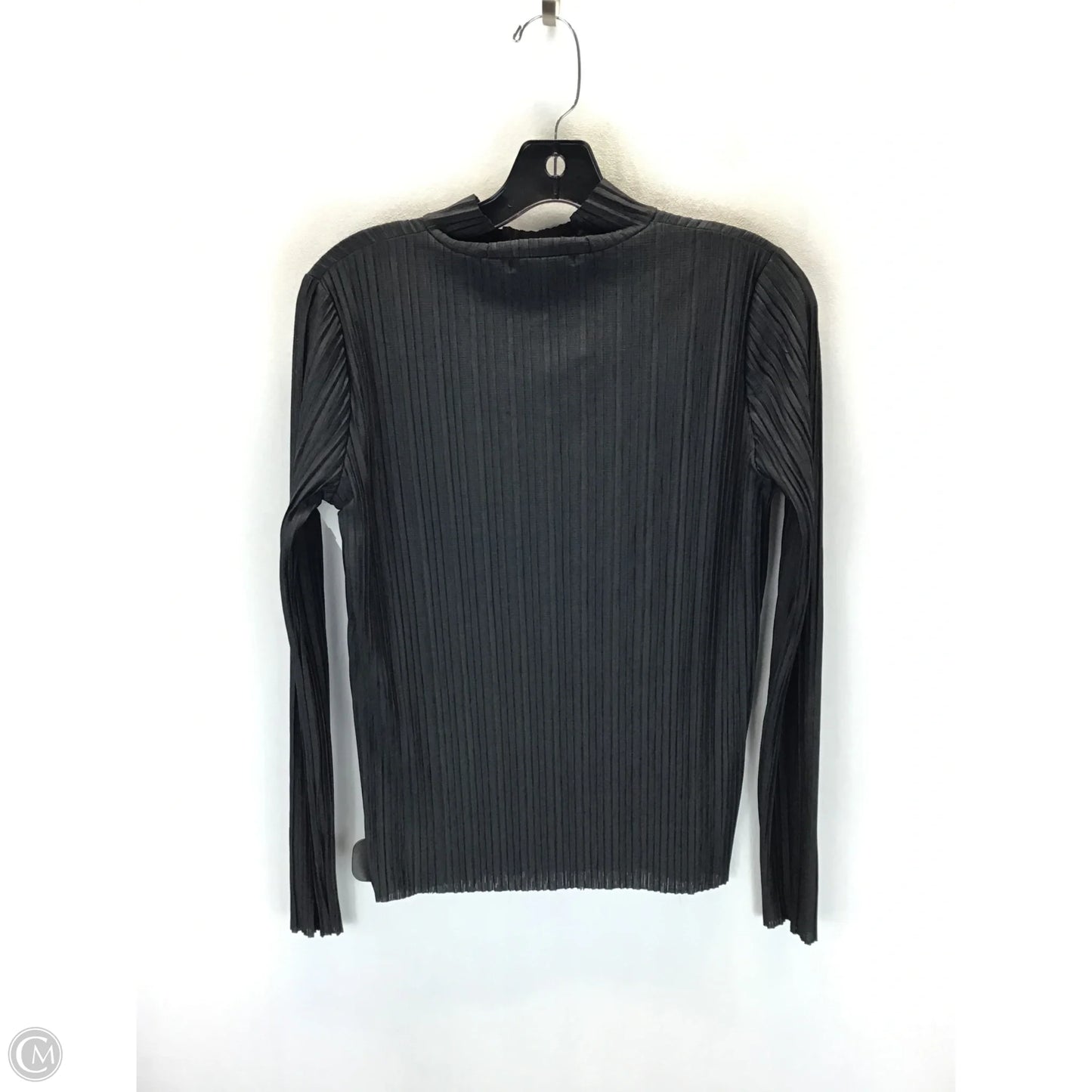 Top Long Sleeve By Zara In Black, Size: S