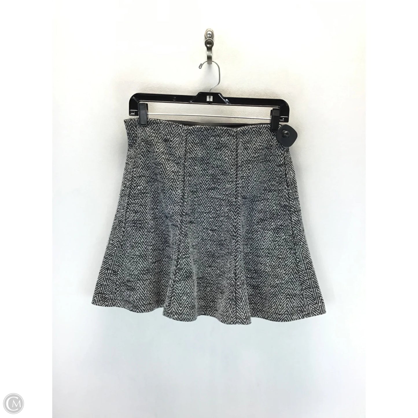 Skirt Midi By Loft In Black & White, Size: S