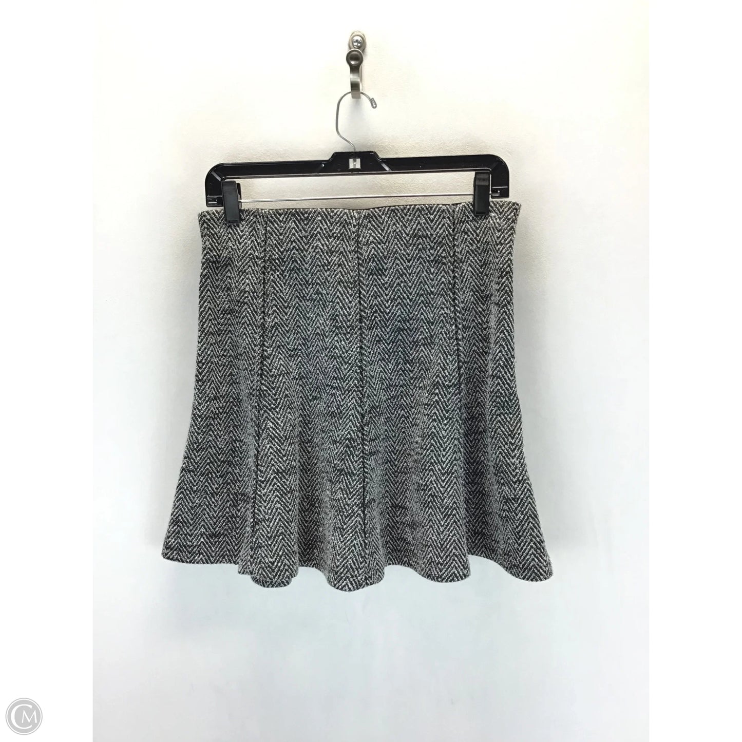 Skirt Midi By Loft In Black & White, Size: S