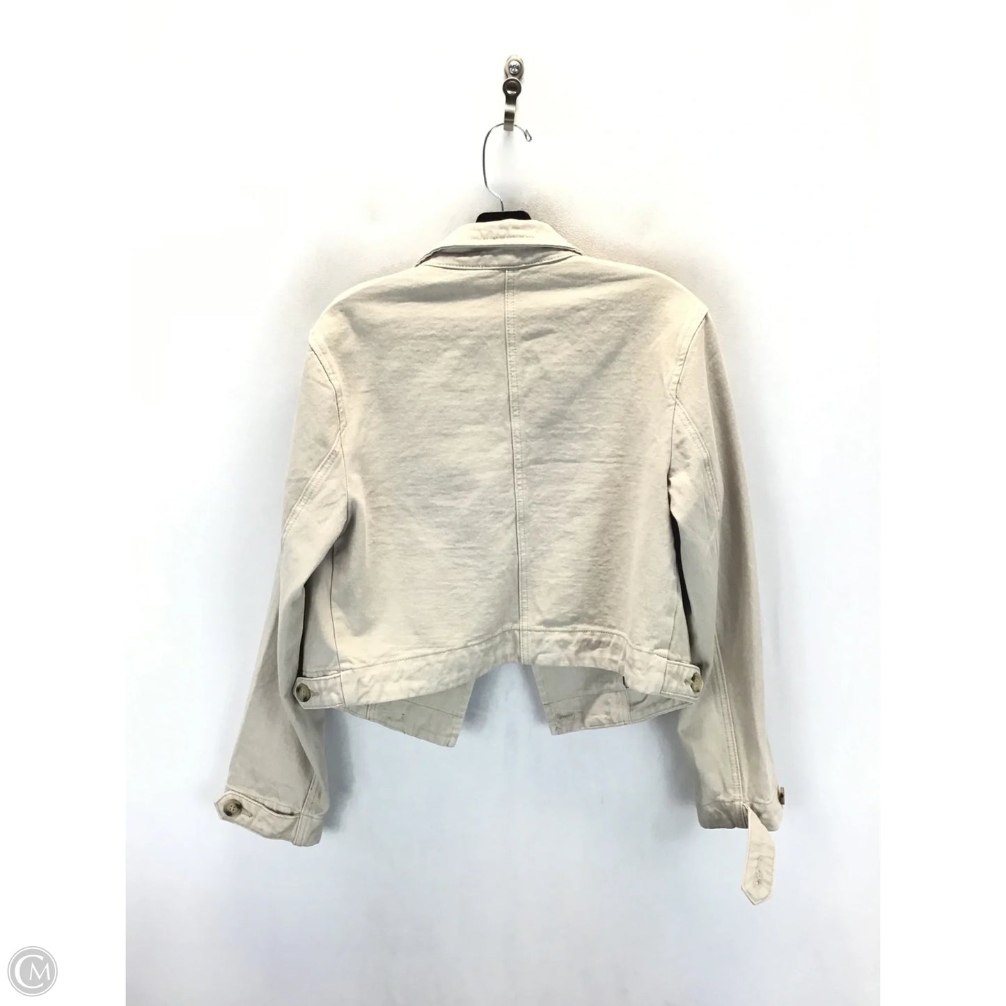 Jacket Denim By Current Air In Tan, Size: Xs