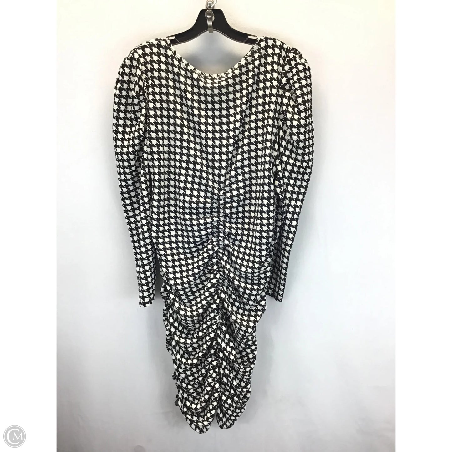 Dress Casual Midi By Clothes Mentor In Black & White, Size: 3x