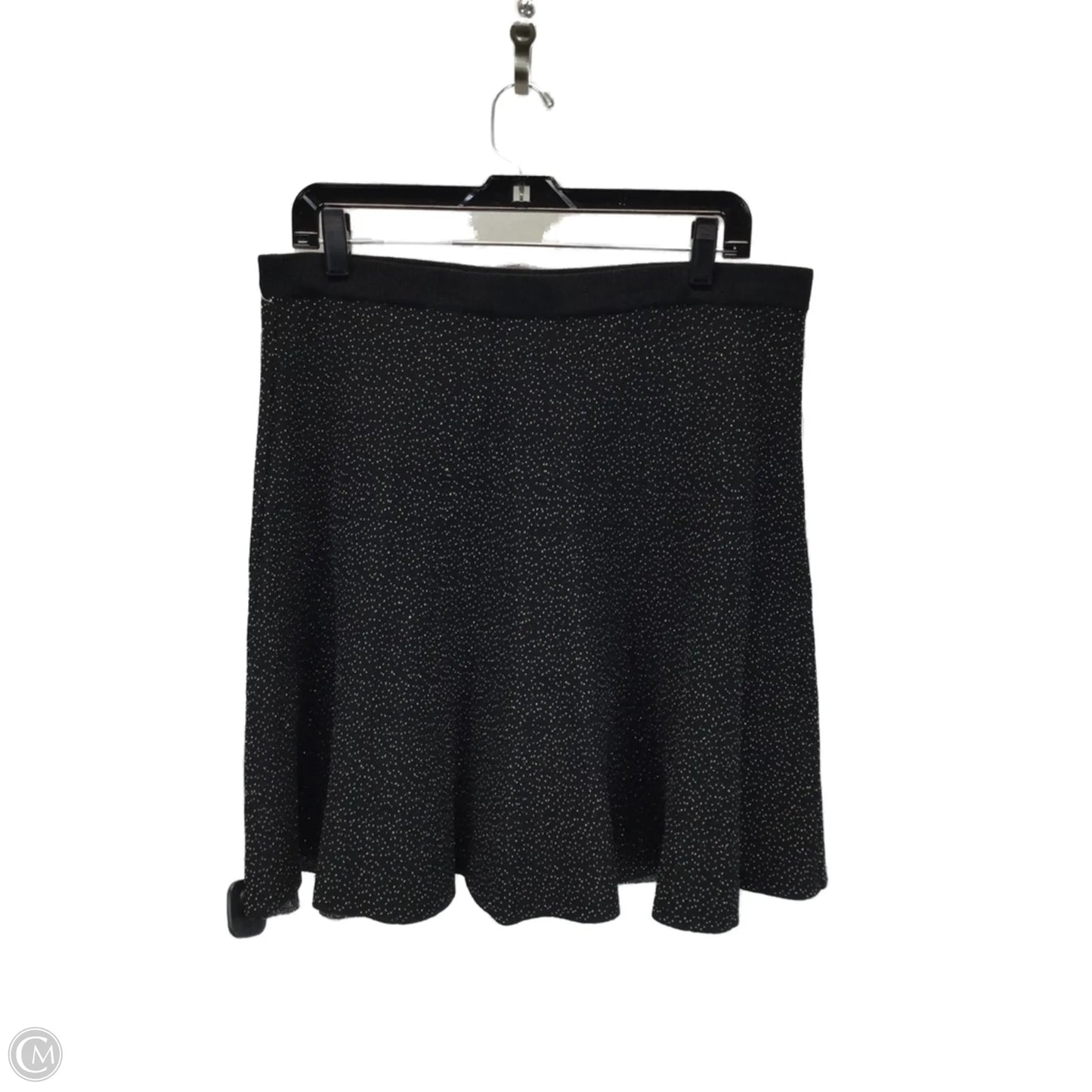 Skirt Midi By Context In Black & Gold, Size: Xl