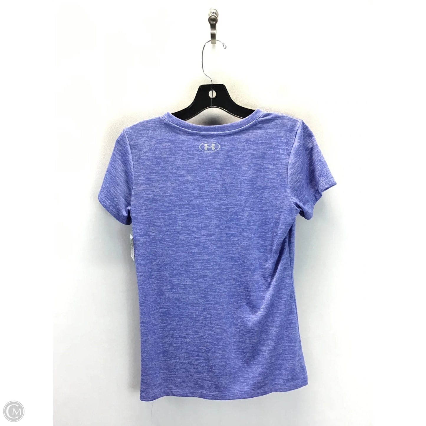 Athletic Top Short Sleeve By Under Armour In Purple, Size: Xs