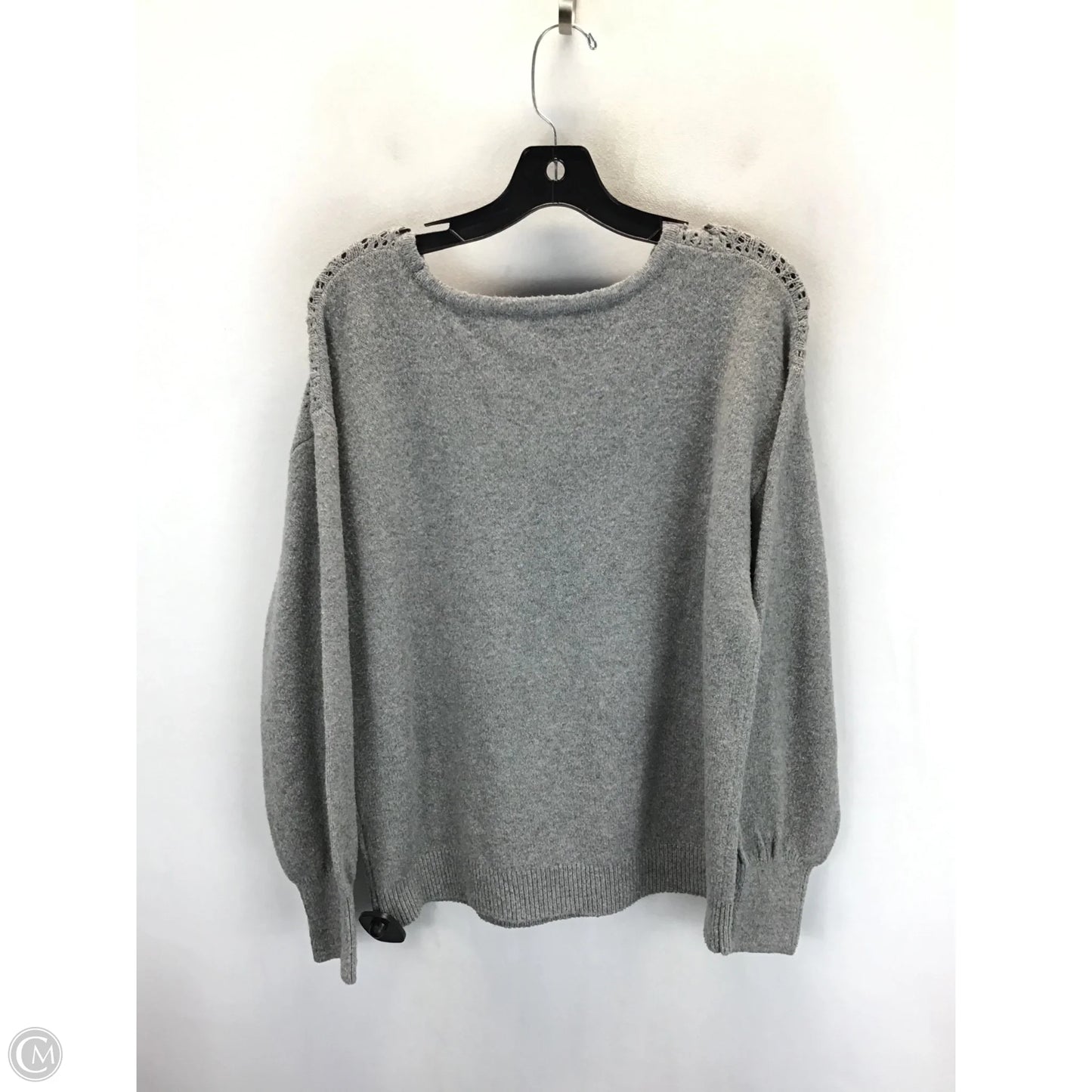 Sweater By Nine West In Grey, Size: L