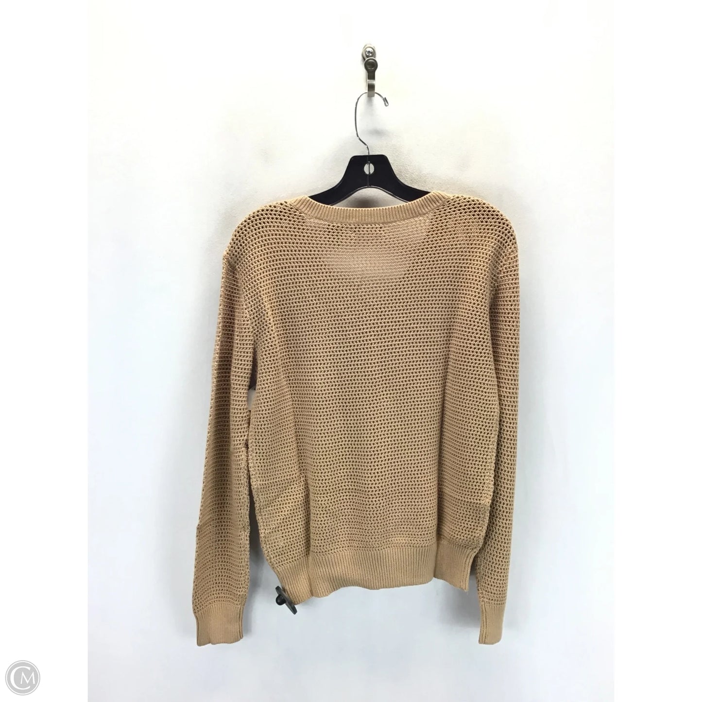 Sweater By Moda Intl In Tan, Size: S