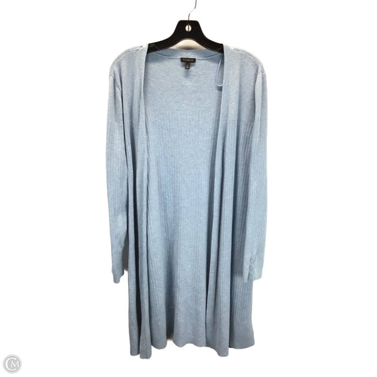 Sweater Cardigan By Talbots In Blue, Size: S