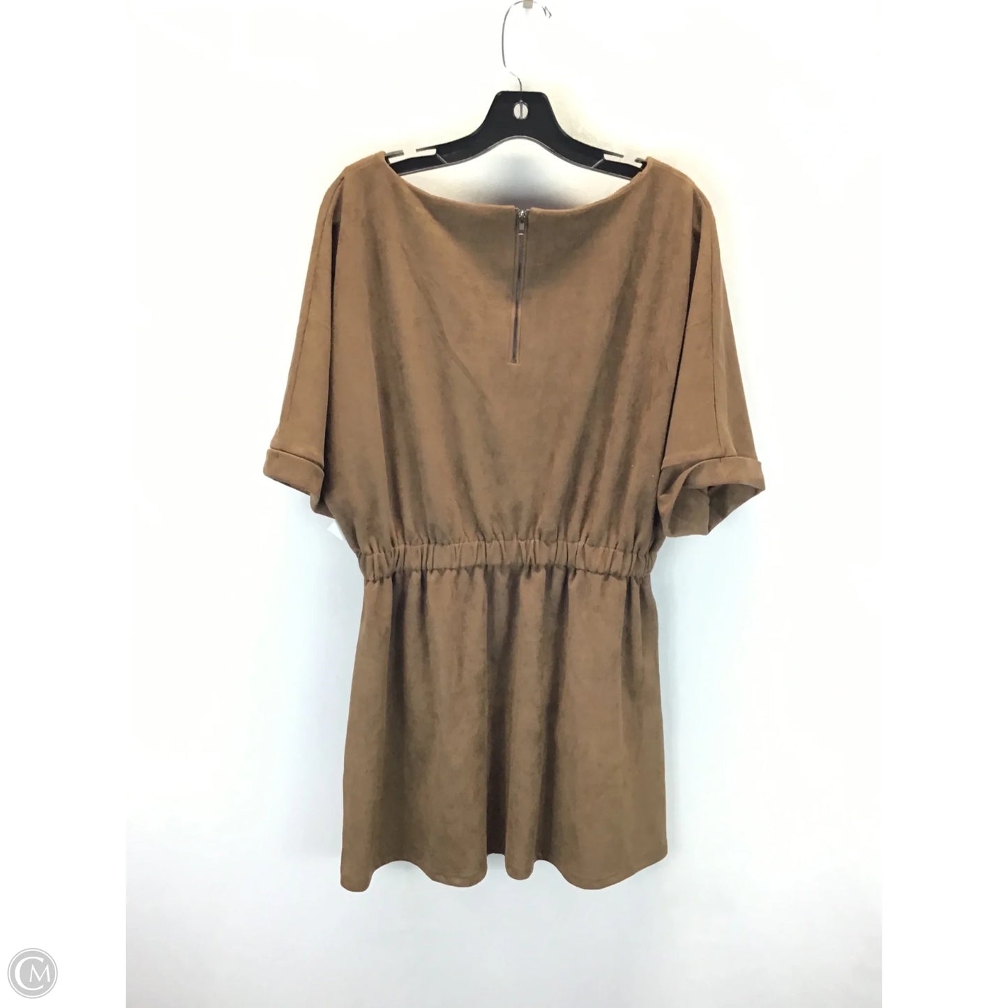 Dress Casual Midi By Clothes Mentor In Brown, Size: M