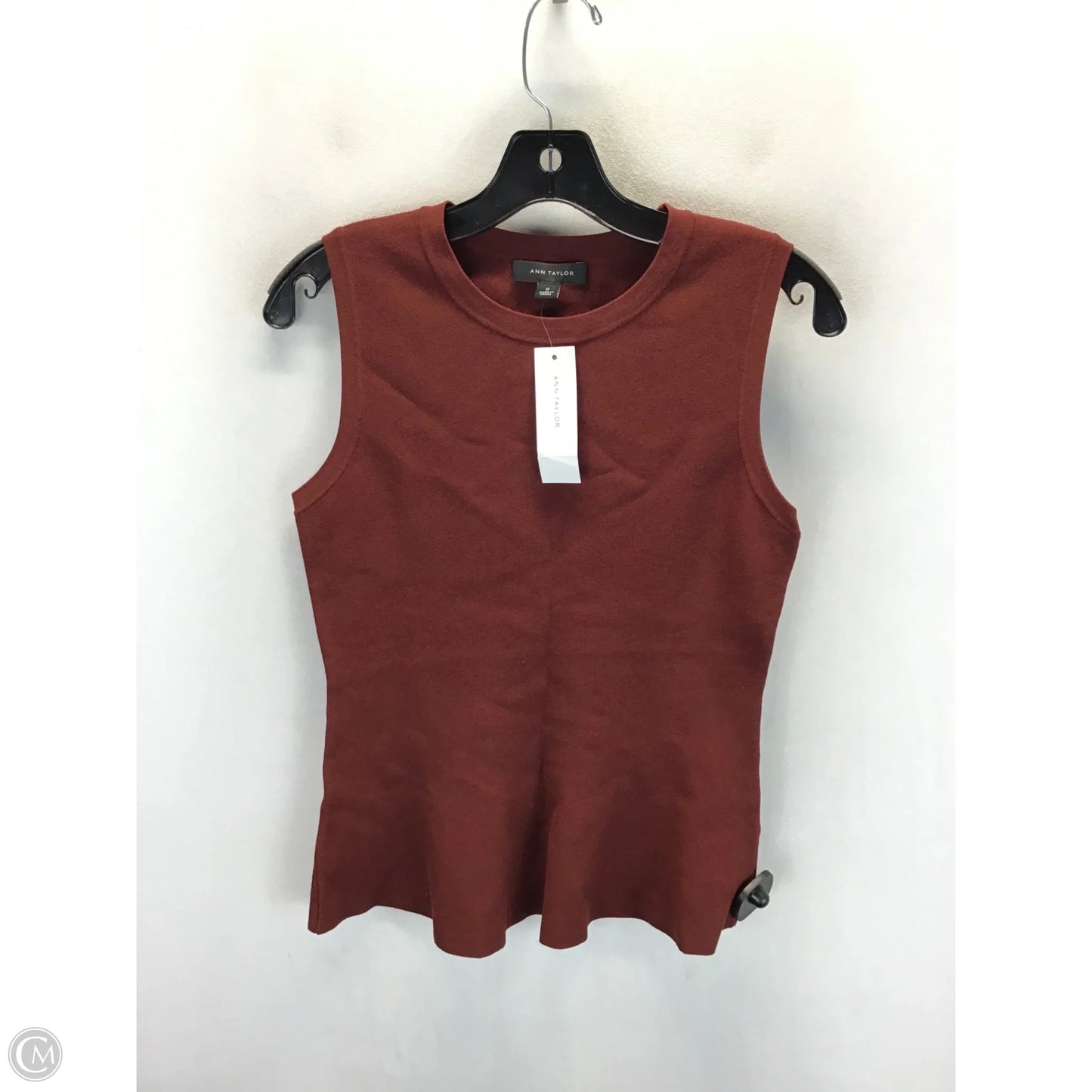 Top Sleeveless By Ann Taylor In Bronze, Size: S