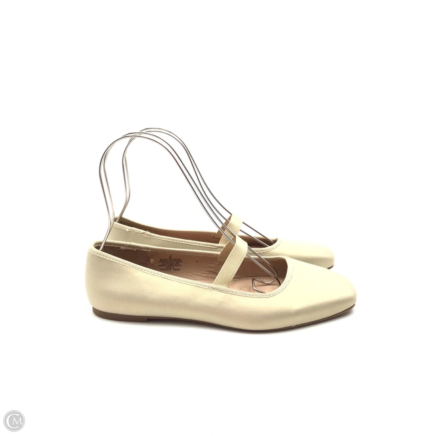 Shoes Flats By Old Navy In Gold, Size: 9
