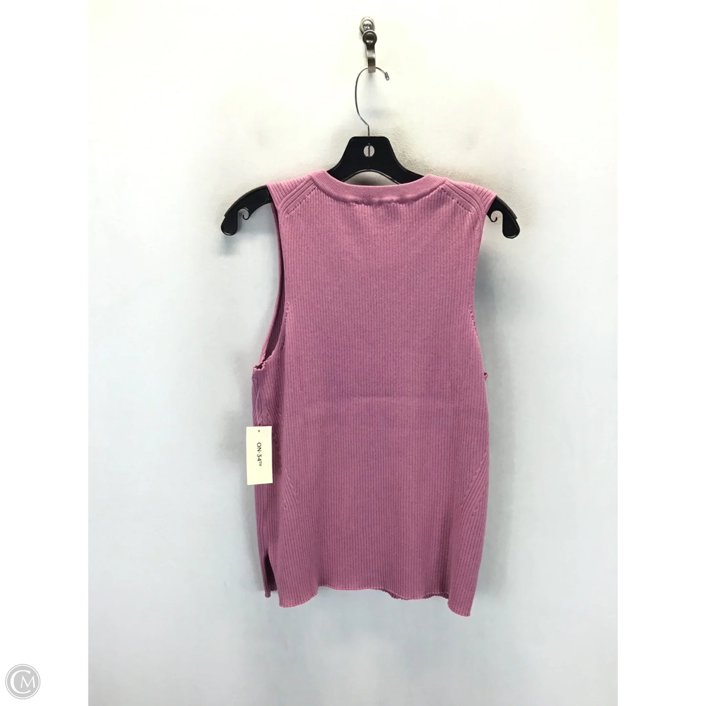 Top Sleeveless By On 34th In Pink, Size: L