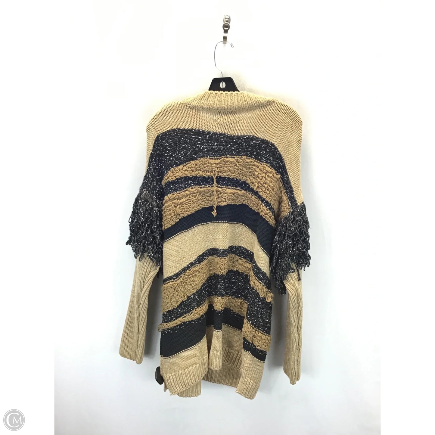 Sweater By Clothes Mentor In Black & Tan, Size: Xl