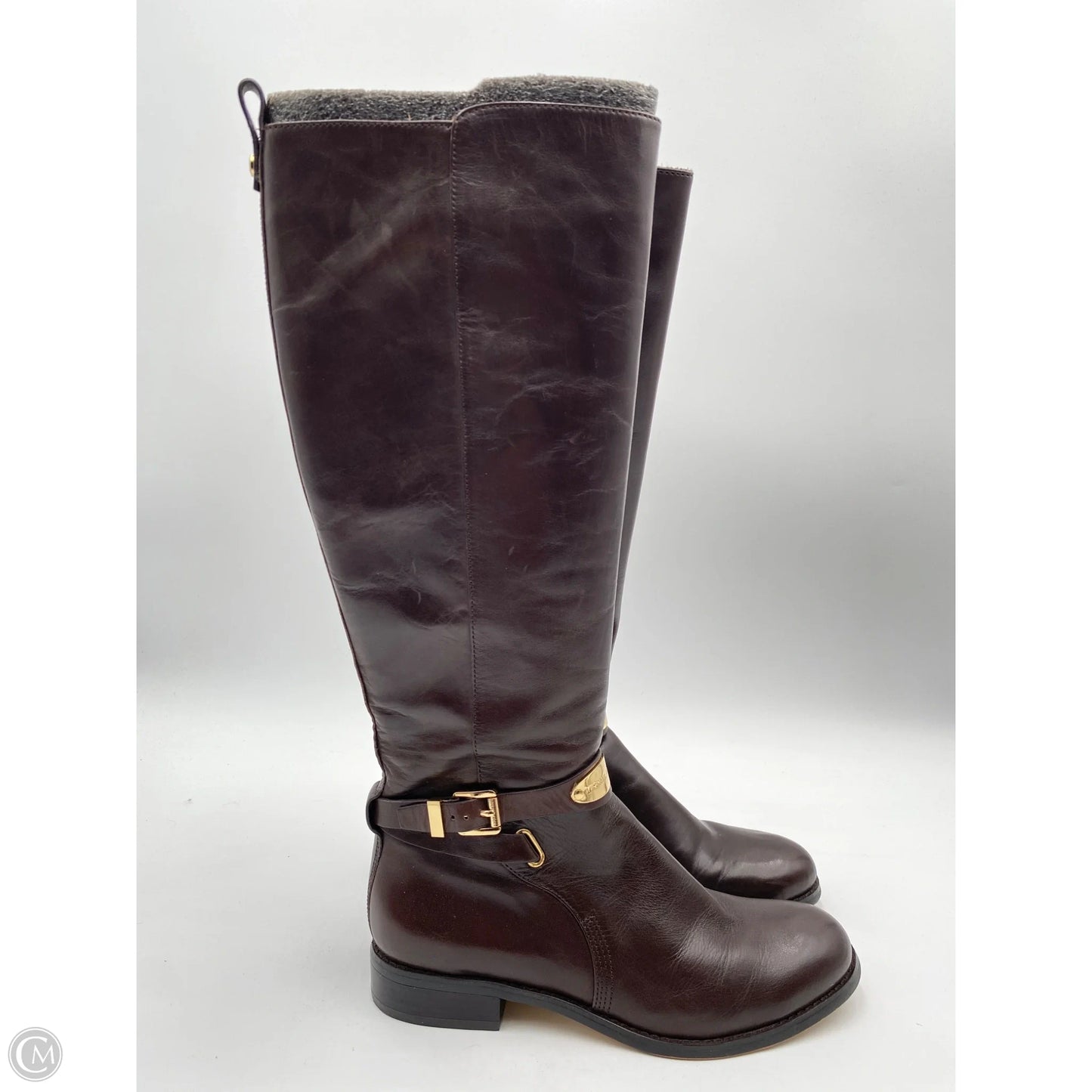 Boots Mid-calf Flats By Michael By Michael Kors In Brown, Size: 7.5