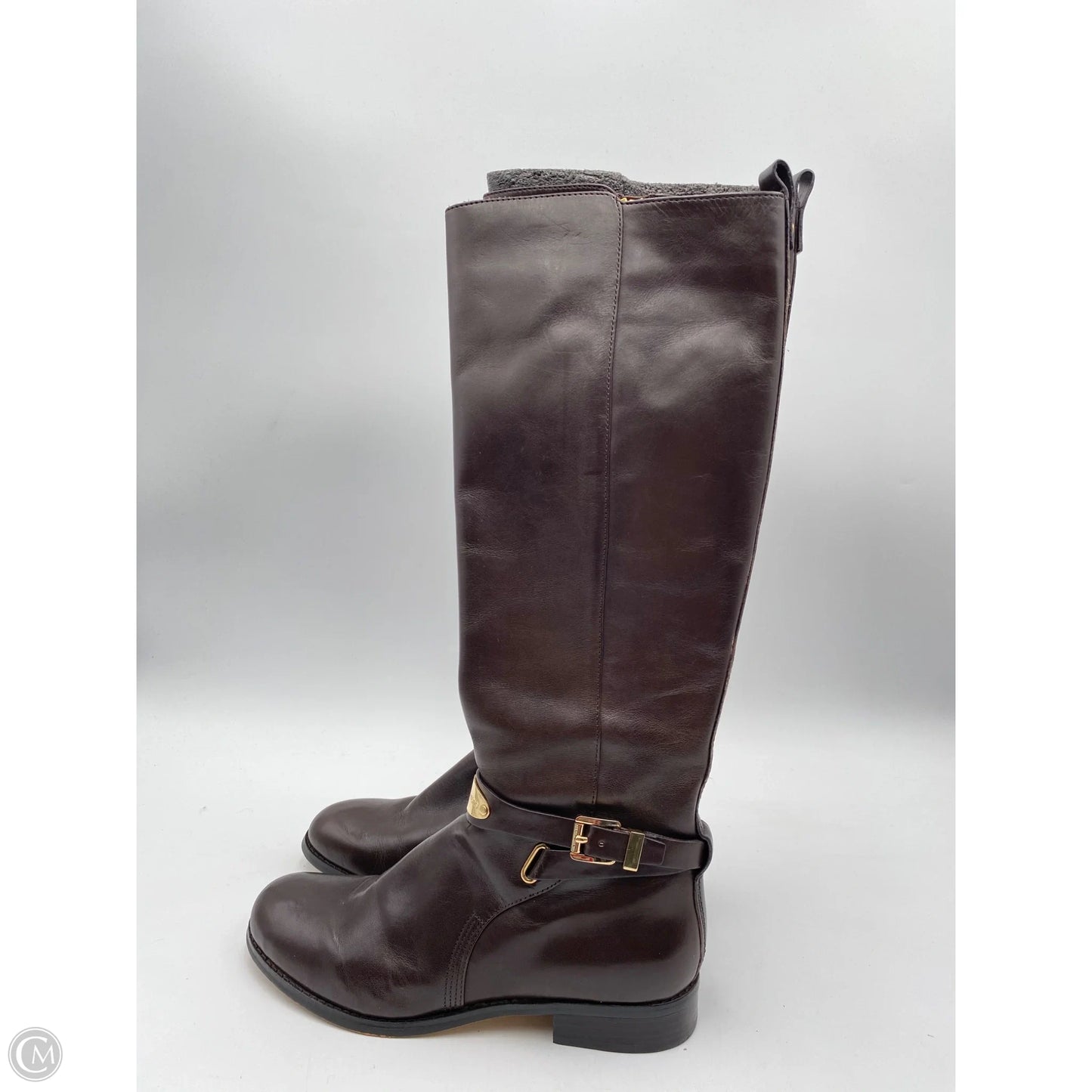 Boots Mid-calf Flats By Michael By Michael Kors In Brown, Size: 7.5