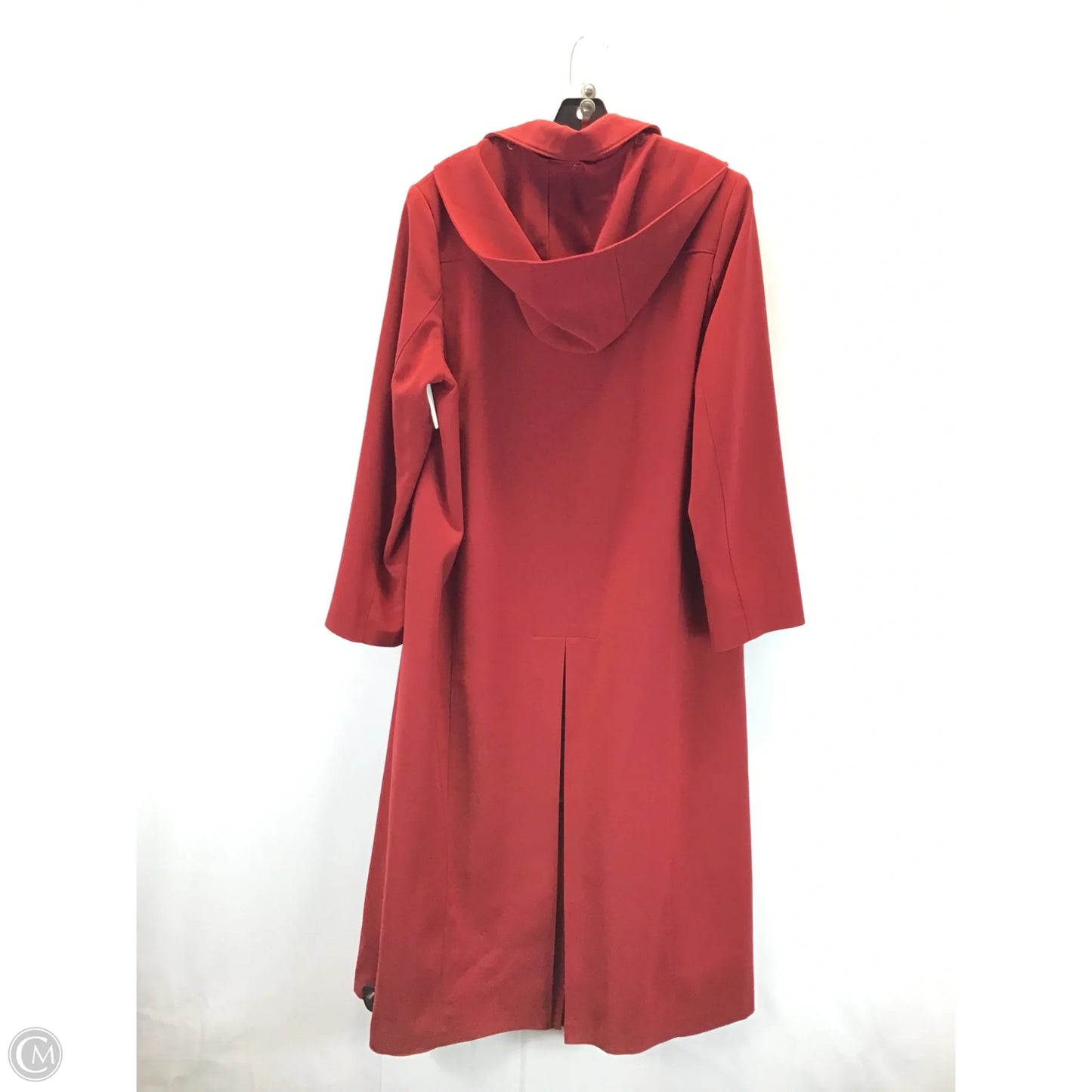 Coat Trench Coat By Gallery In Red, Size: 10